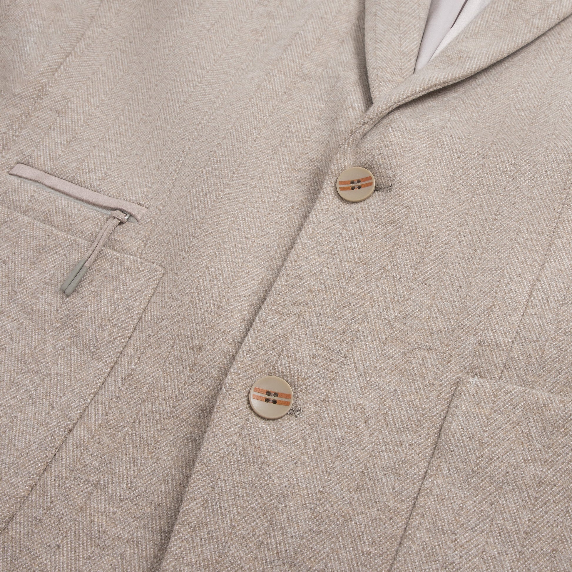 Casual Herringbone Blazer