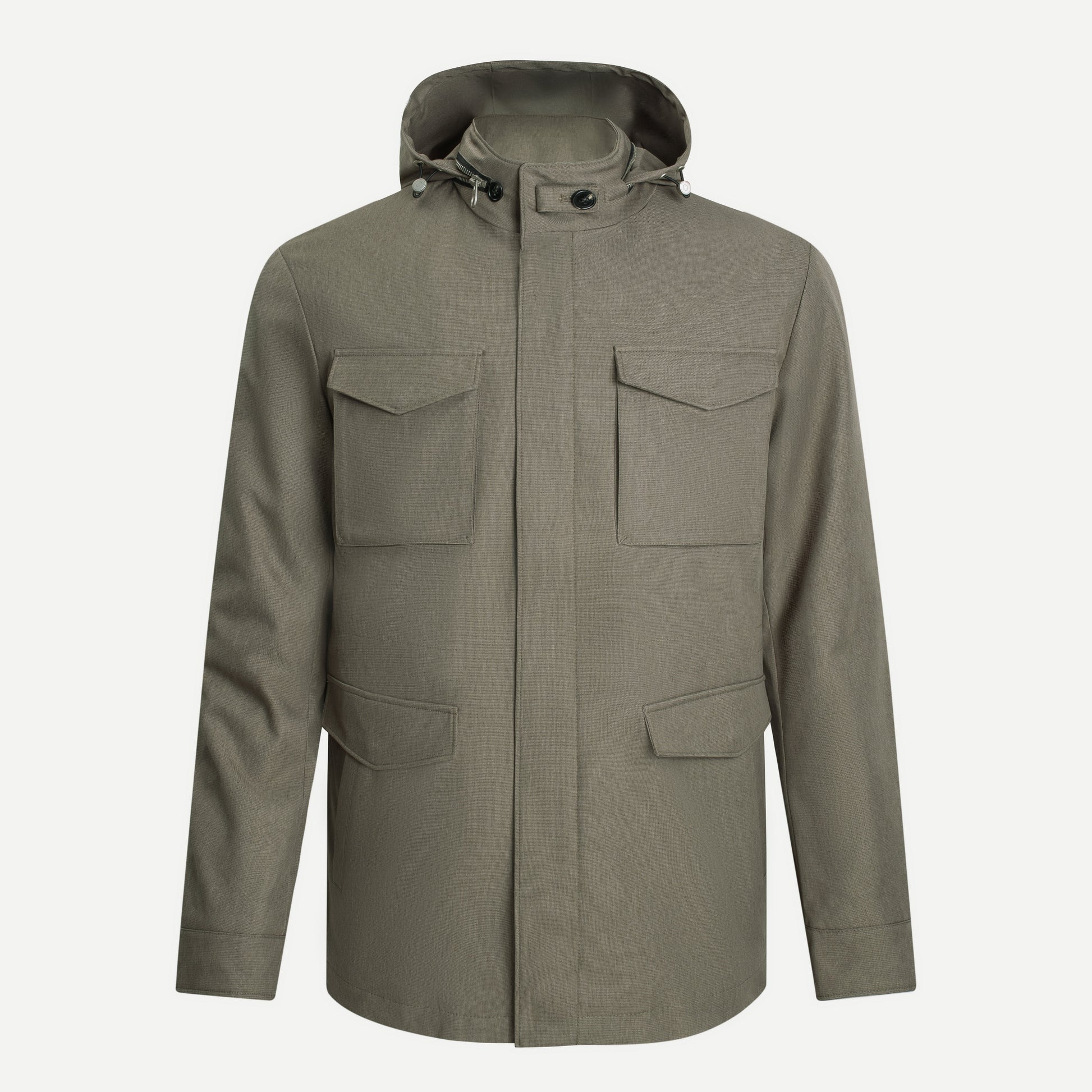 Cotton Twill Cargo Jacket