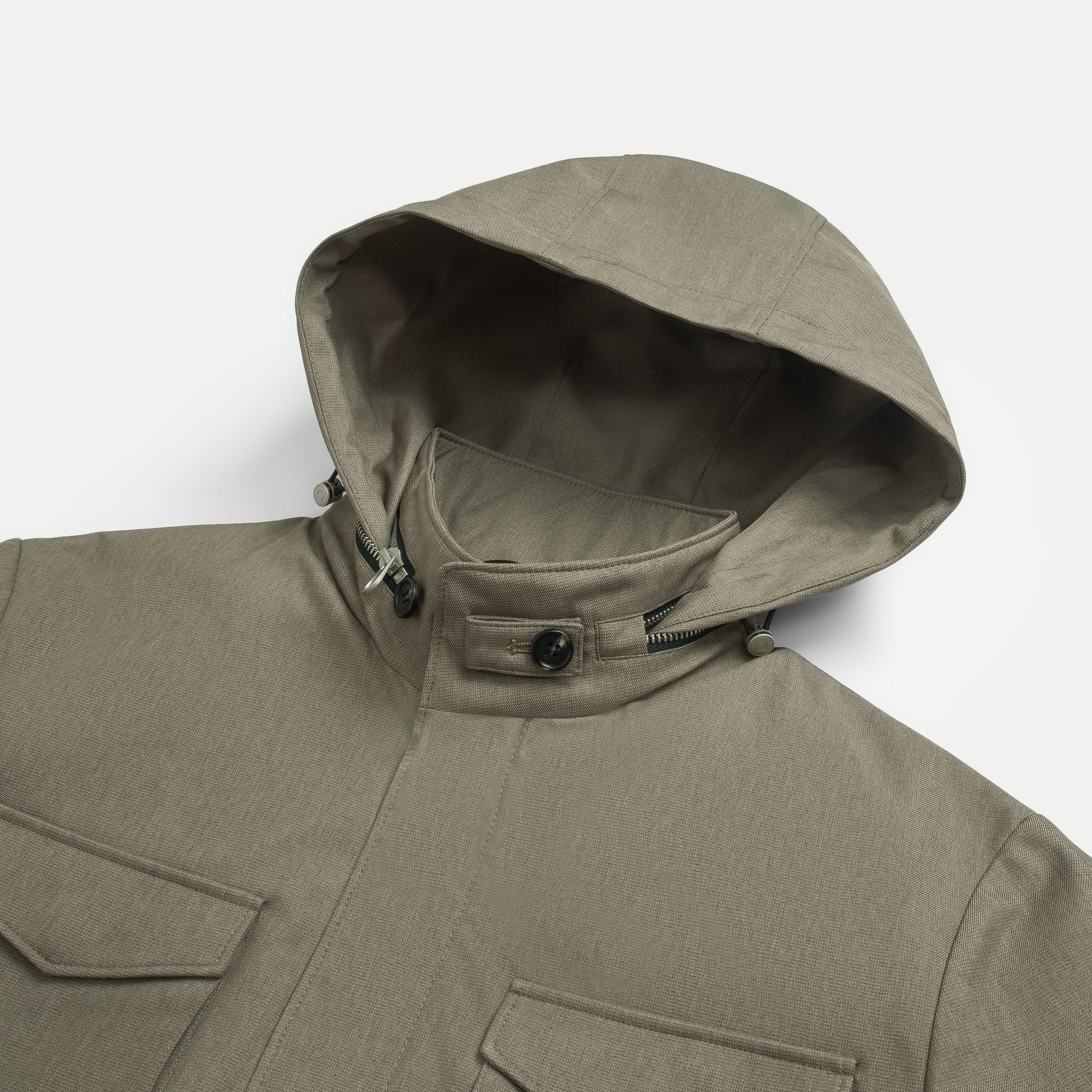 Cotton Twill Cargo Jacket