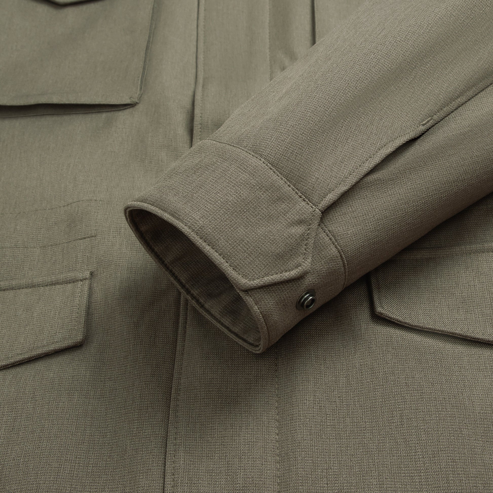 Cotton Twill Cargo Jacket