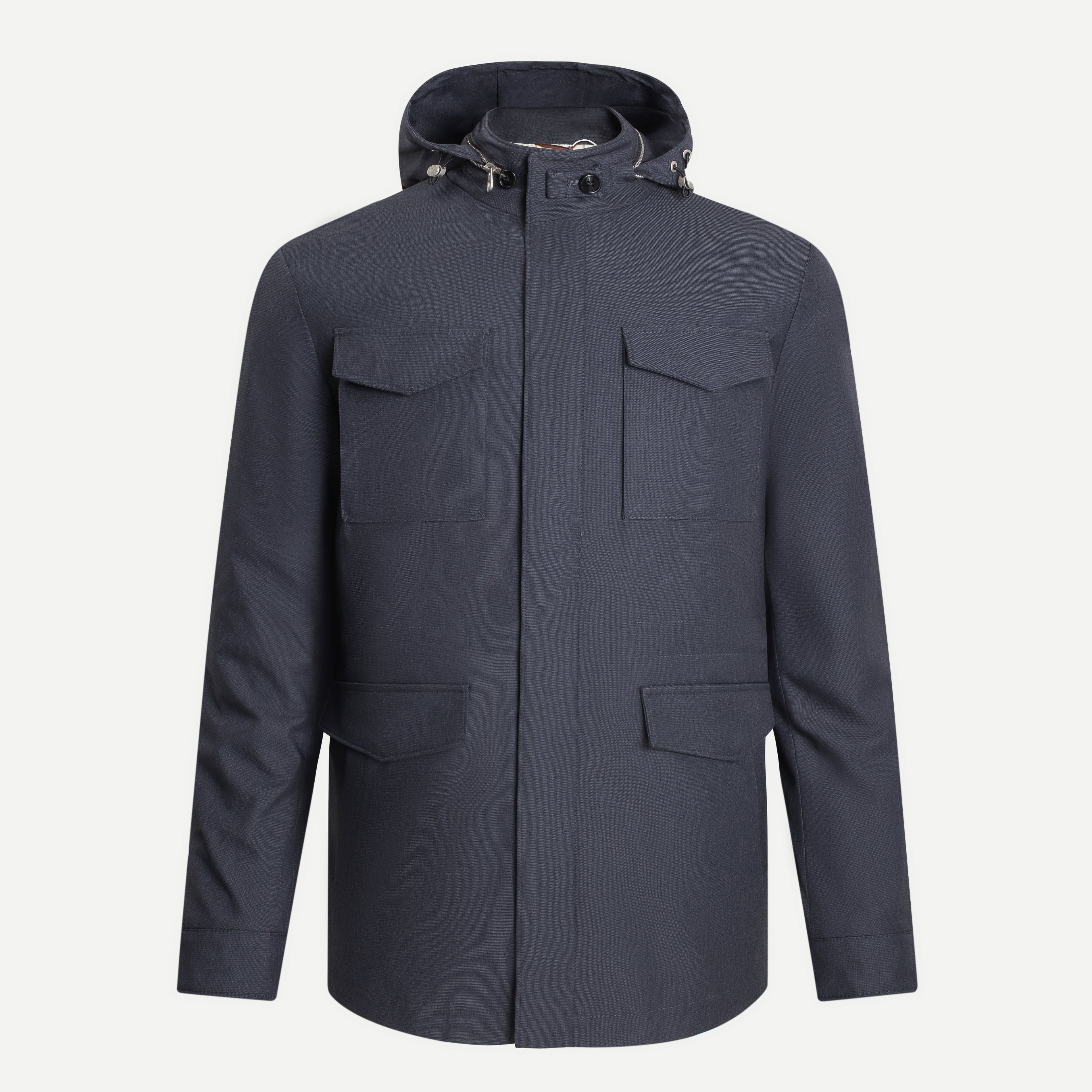 Cotton Twill Cargo Jacket