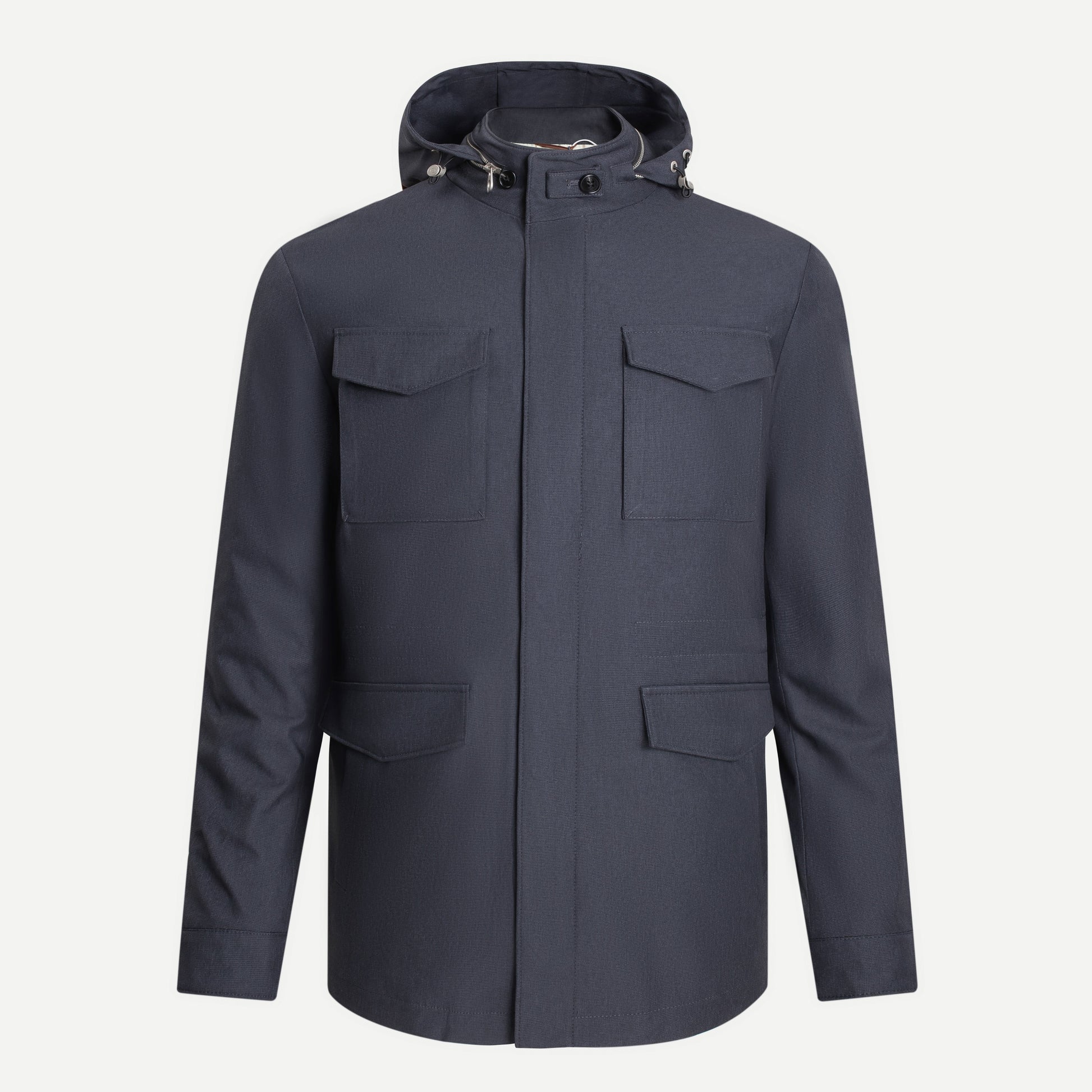 Cotton Twill Cargo Jacket