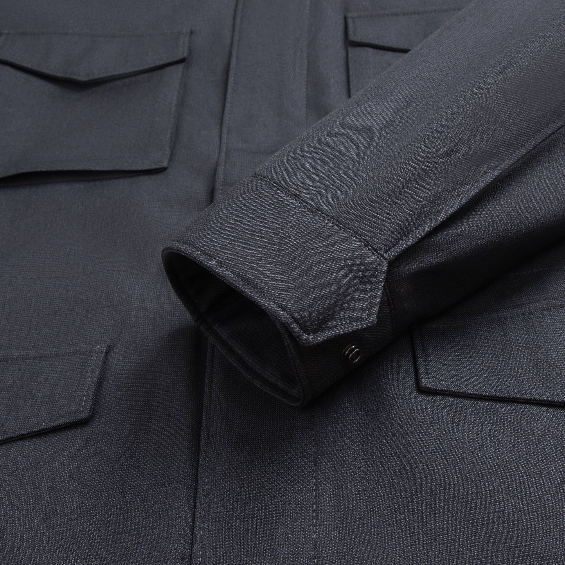 Cotton Twill Cargo Jacket