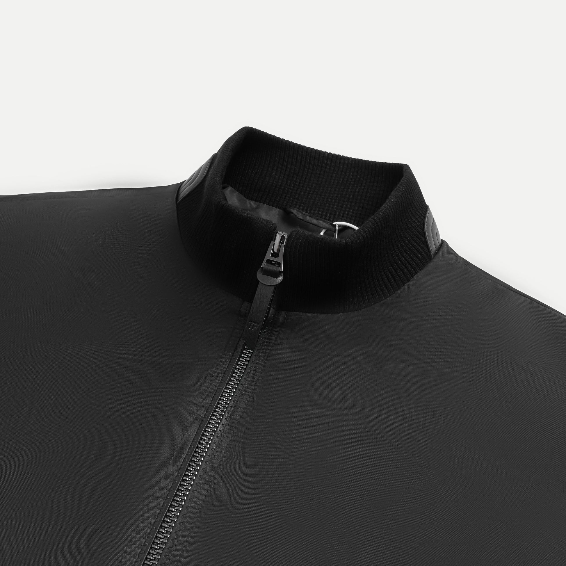 Windbreaker Jacket with Knit Paneling