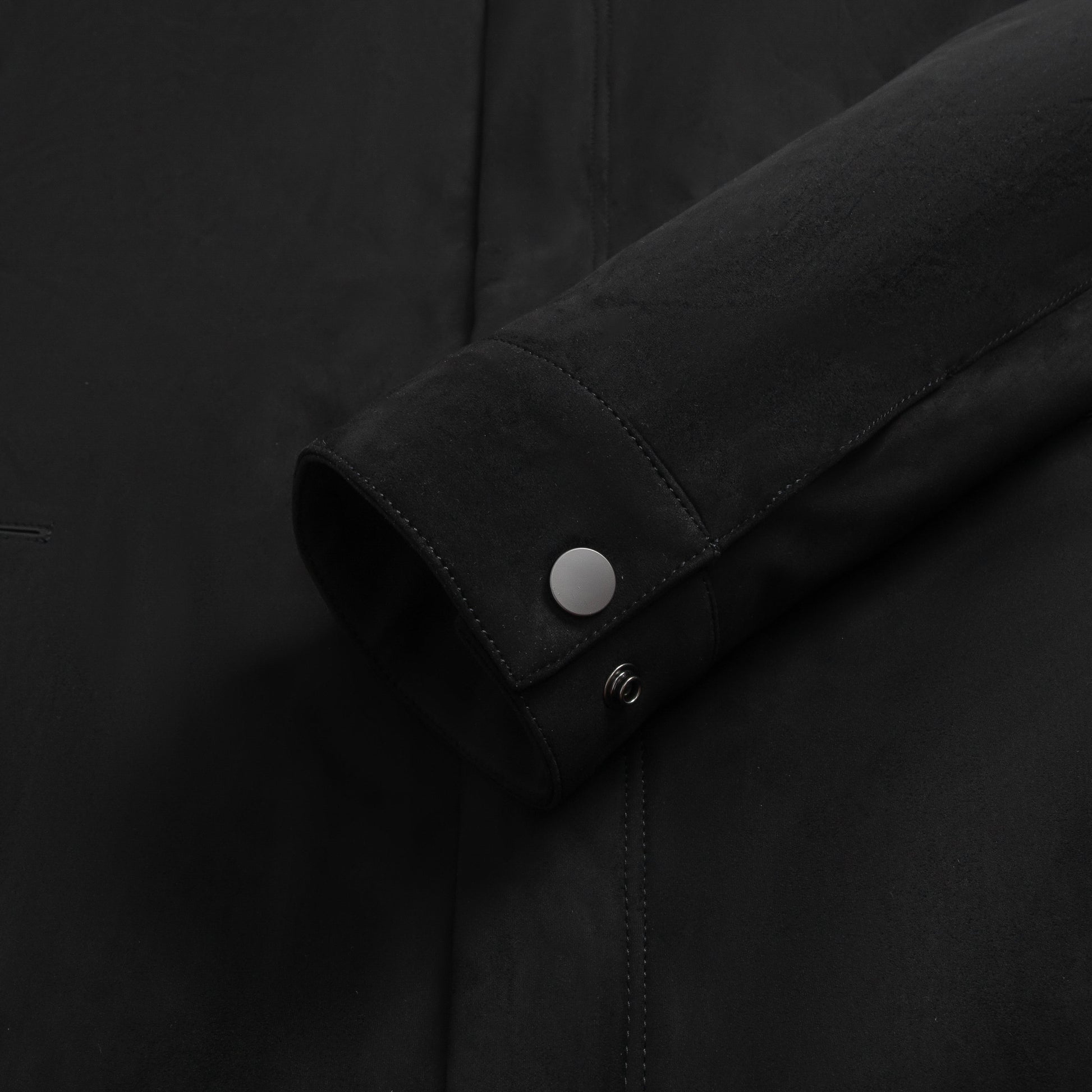 Premium Suede Blouson Leather Collar Jacket