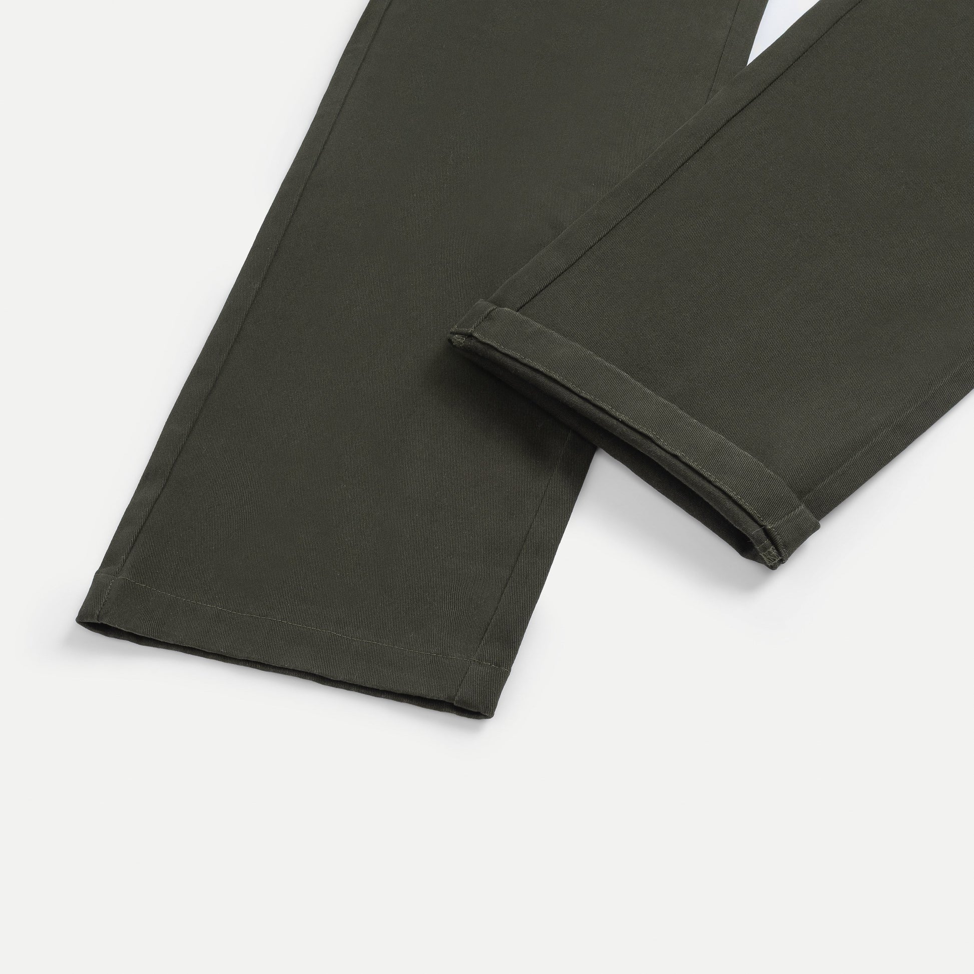 Cotton Twill Kaki Trousers