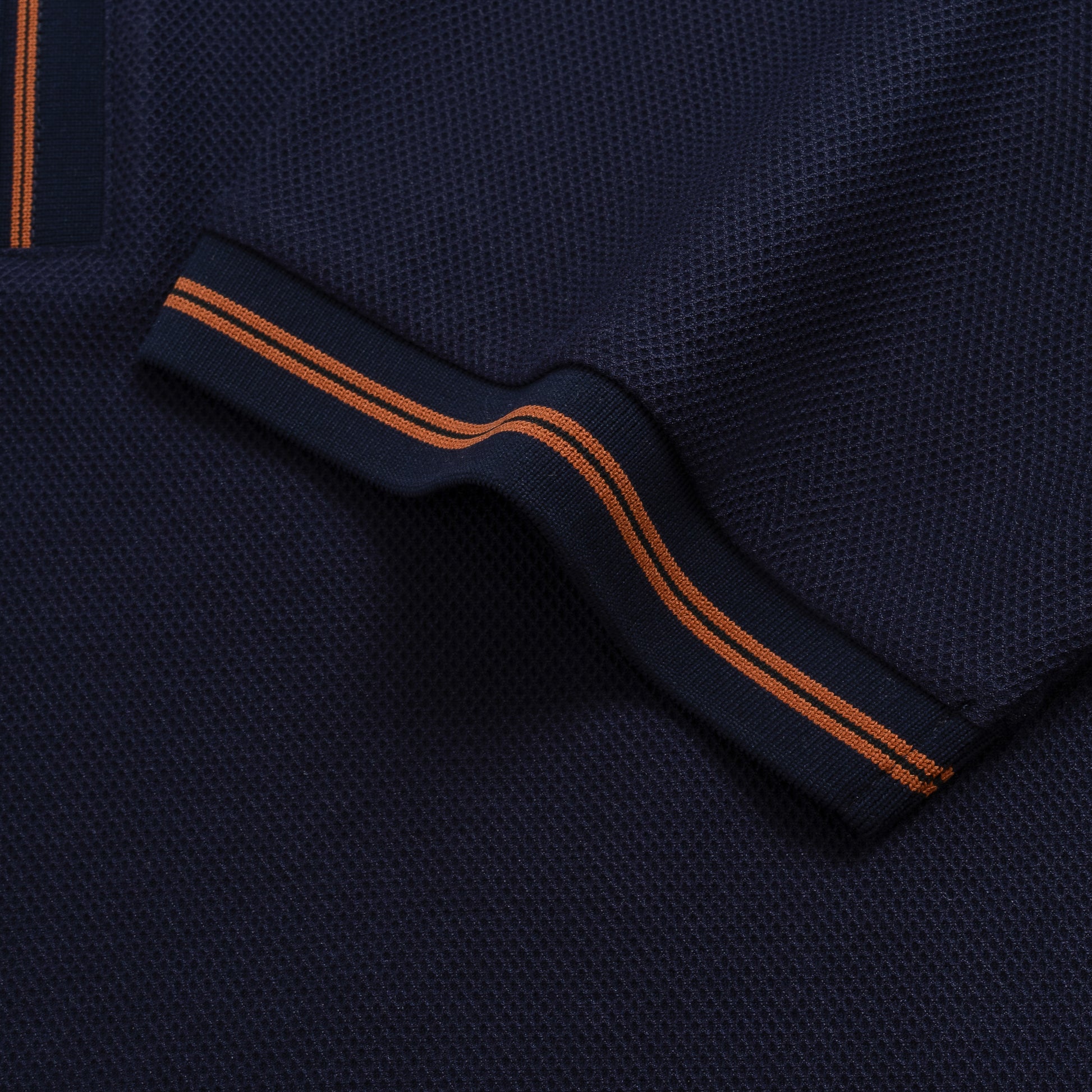 Pique Zip Collar Polo Shirt