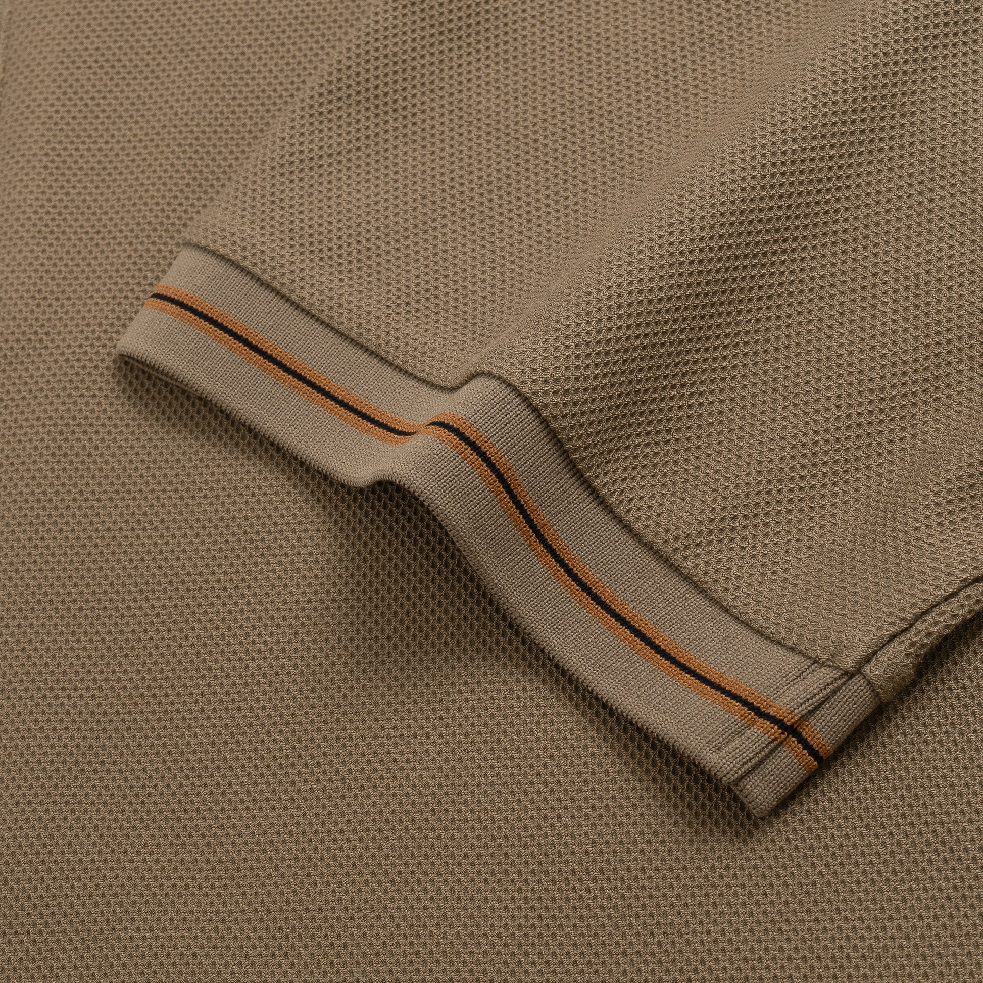 Pique Zip Collar Polo Shirt