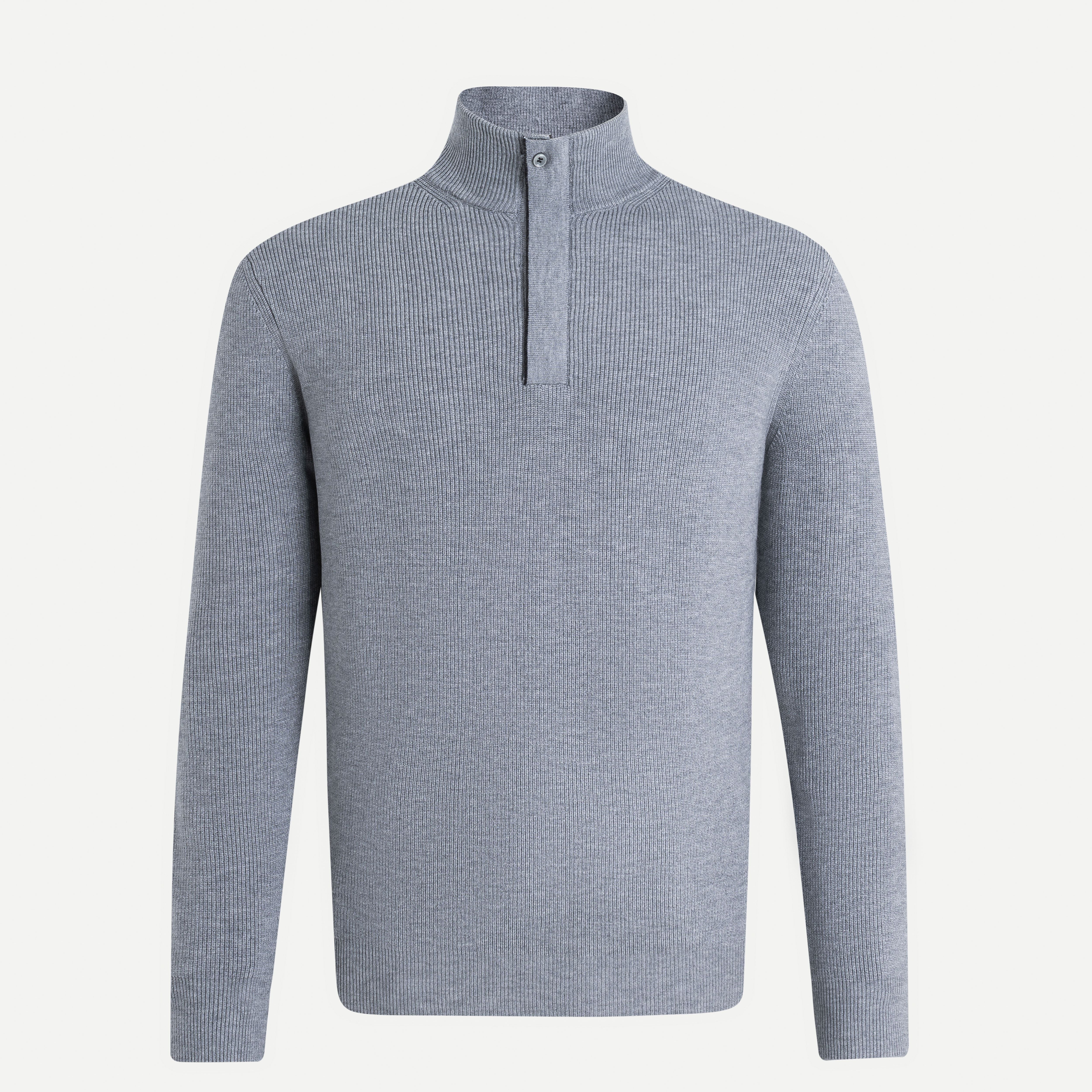 Buttoned Turtleneck Knit Sweater – SAINT GARD GLOBAL