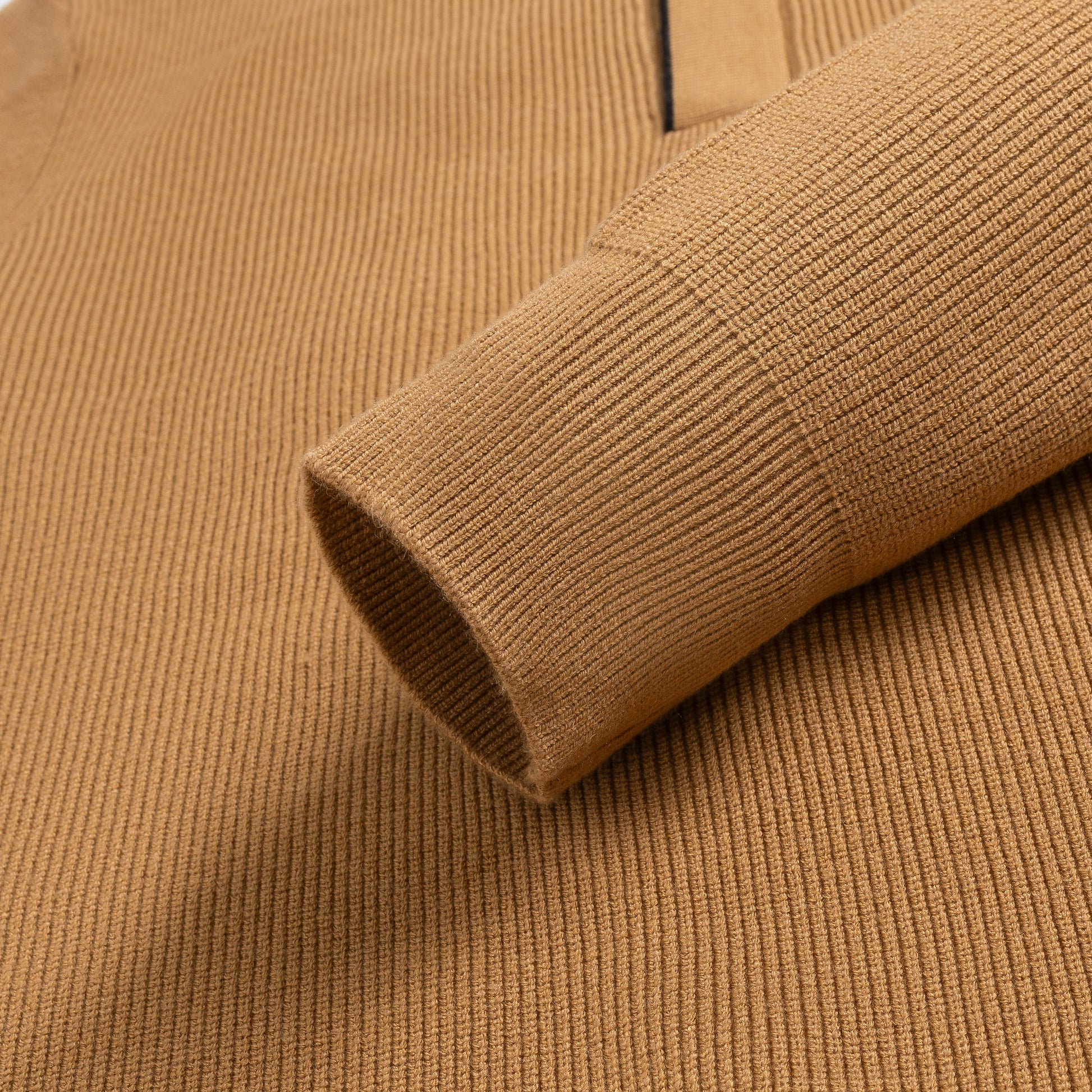 Buttoned Turtleneck Knit Sweater