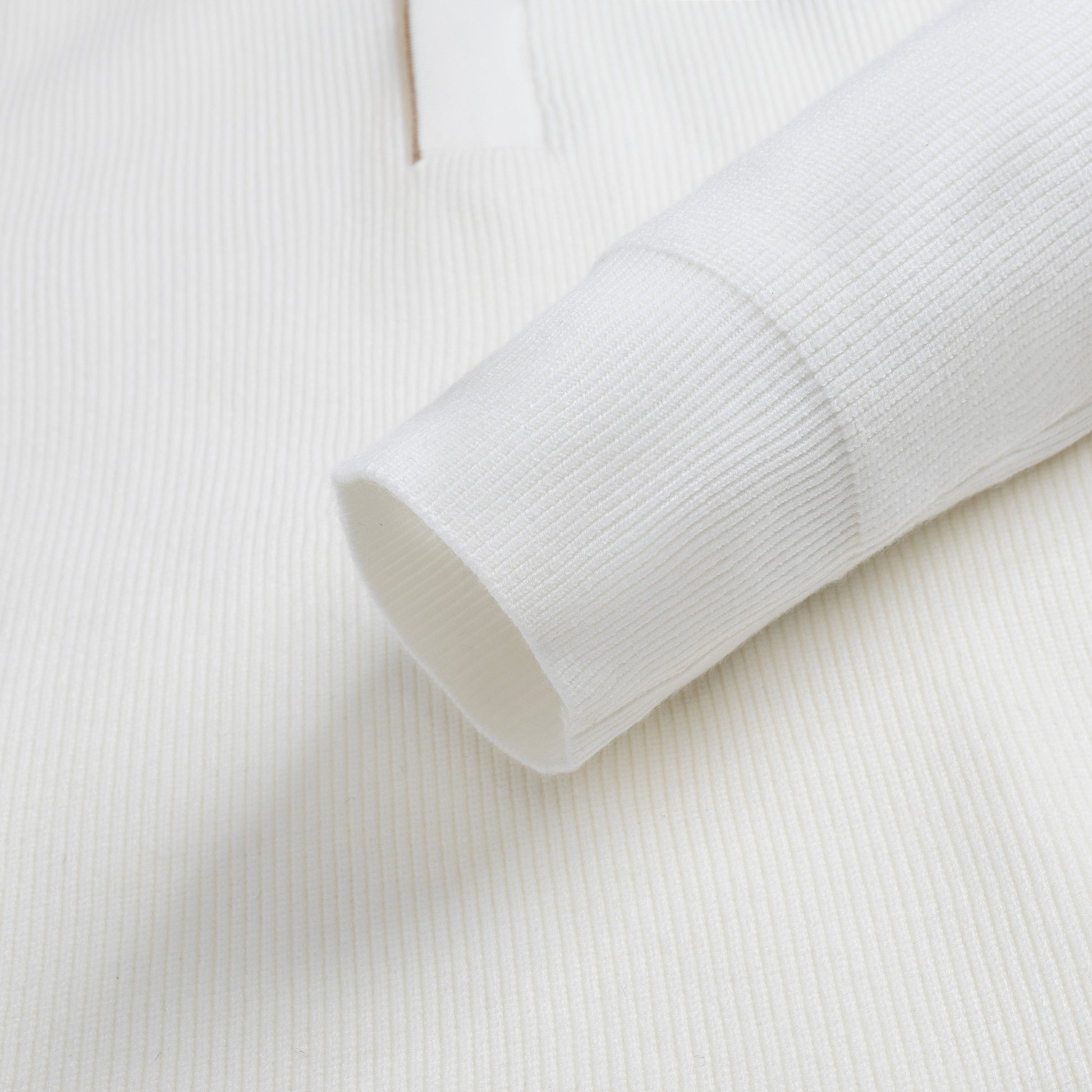 Buttoned Turtleneck Knit Sweater