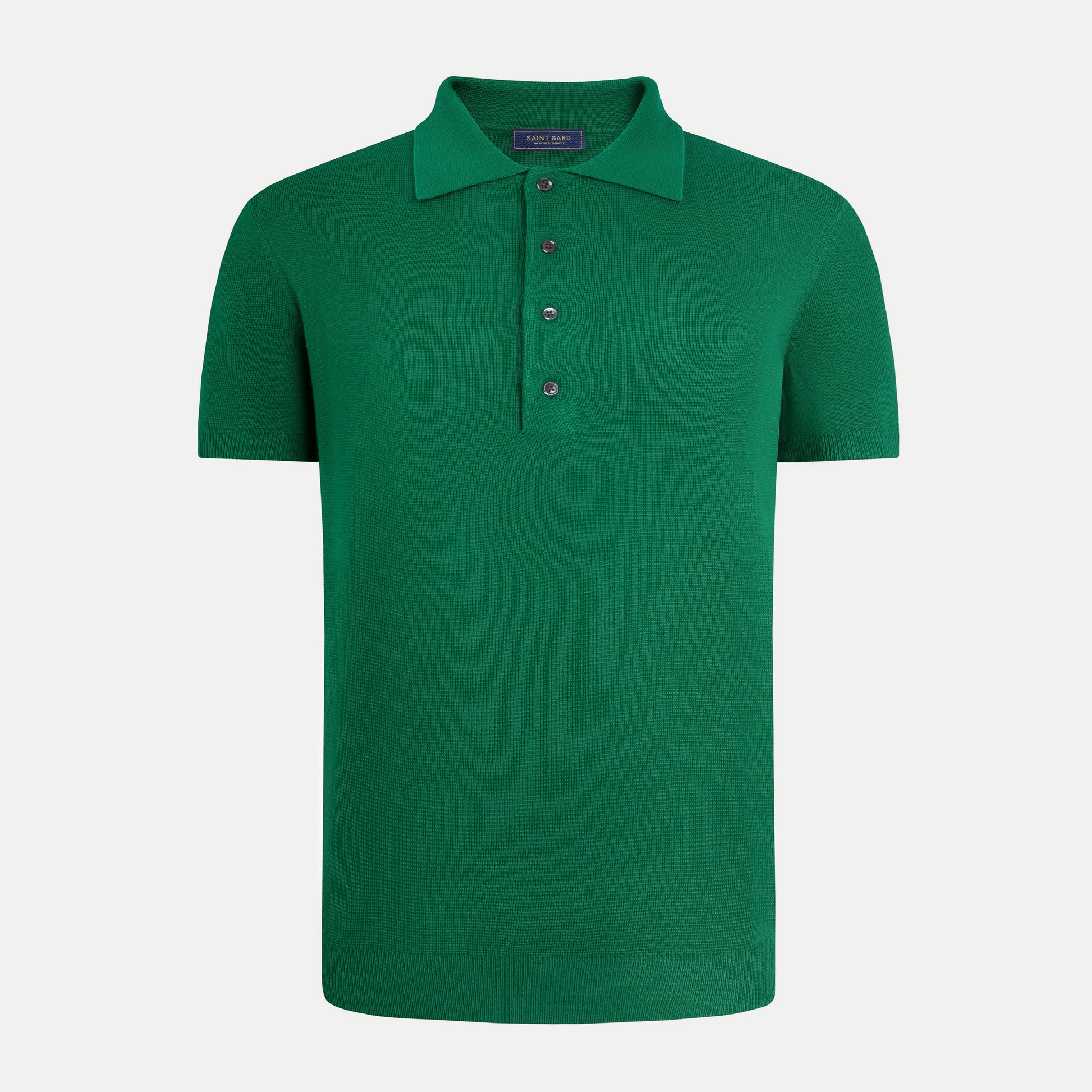 Basic Knit Polo Shirt