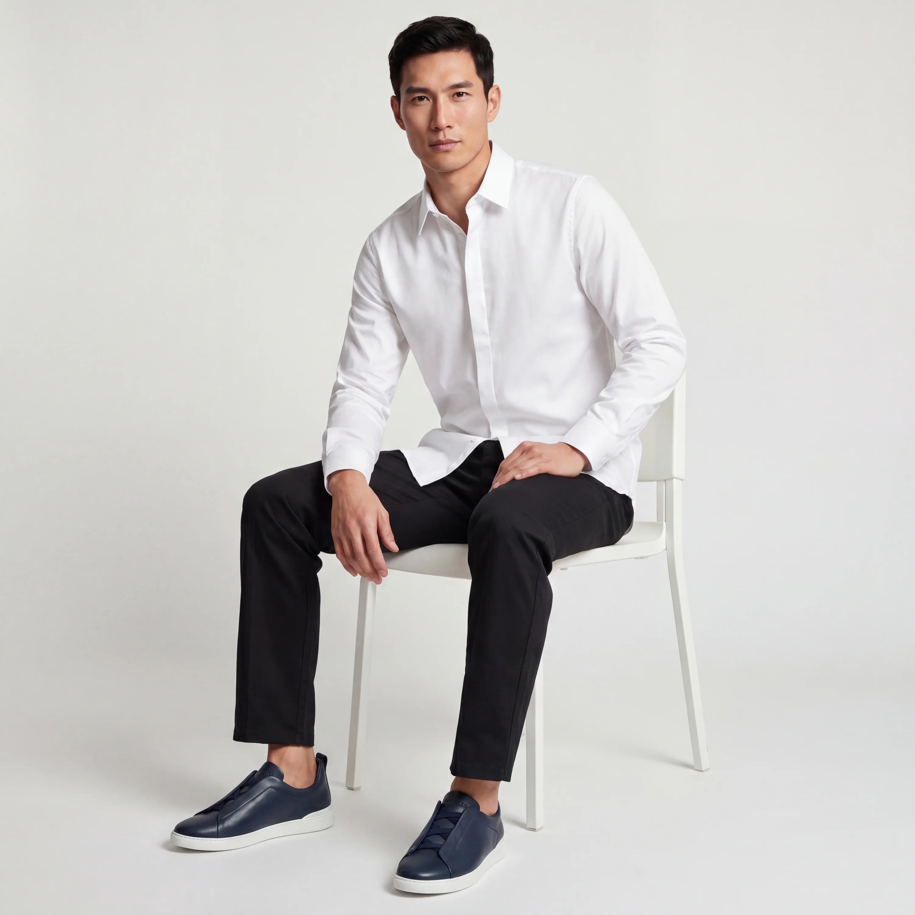 Long-Sleeve Poplin Shirt