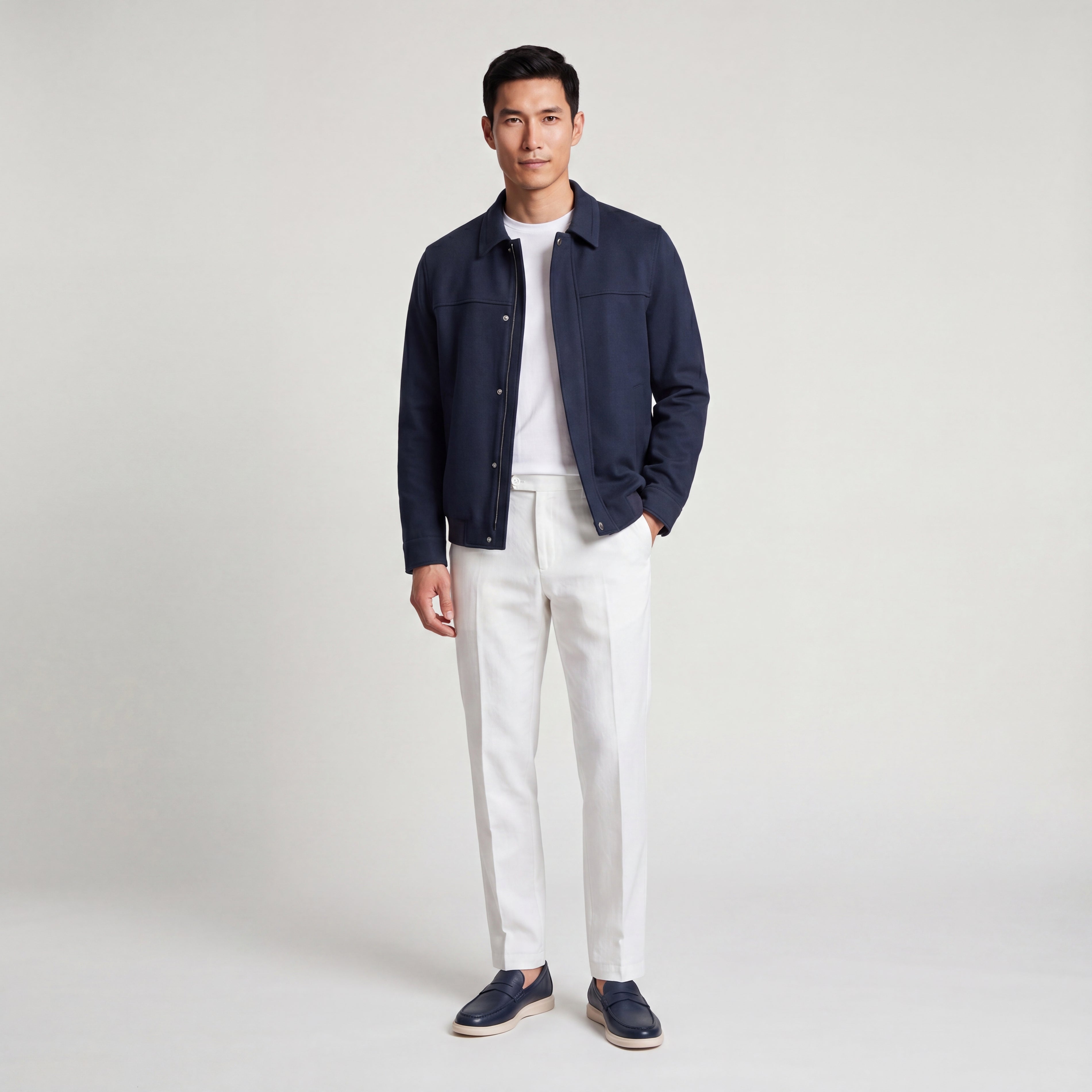 Wool Fleece Blouson Jacket
