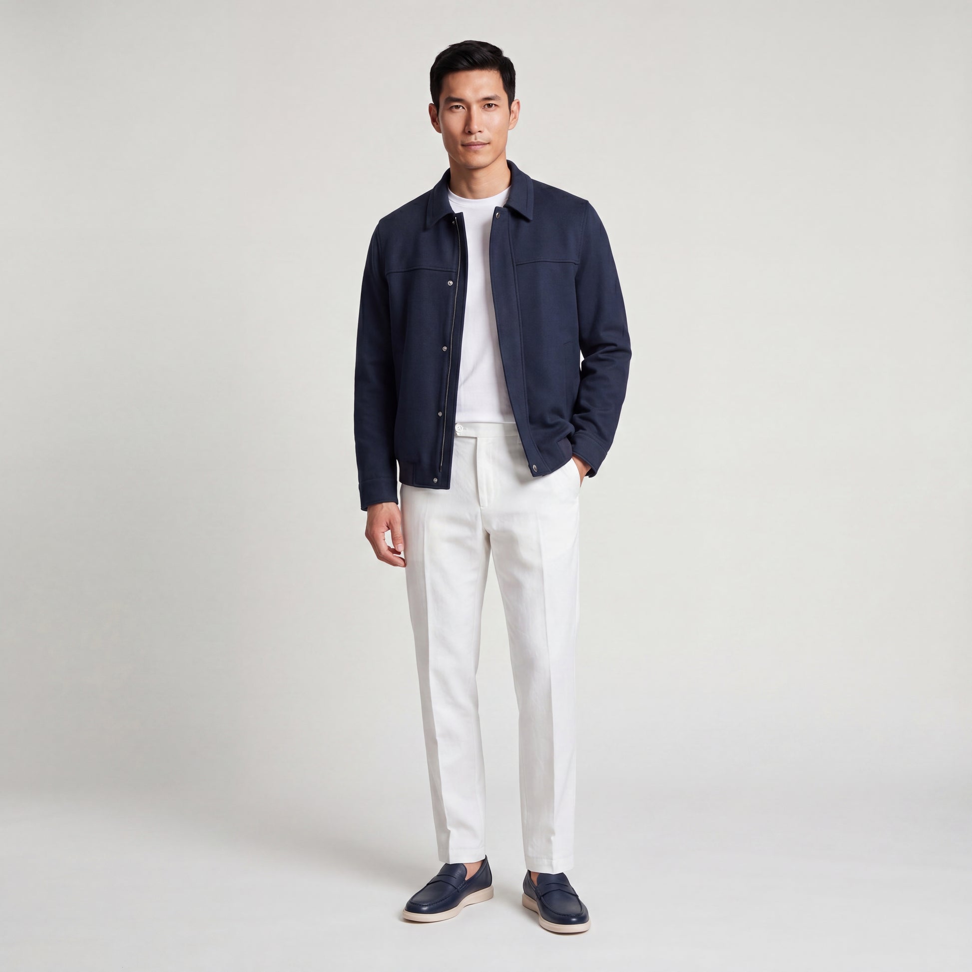 Wool Fleece Blouson Jacket