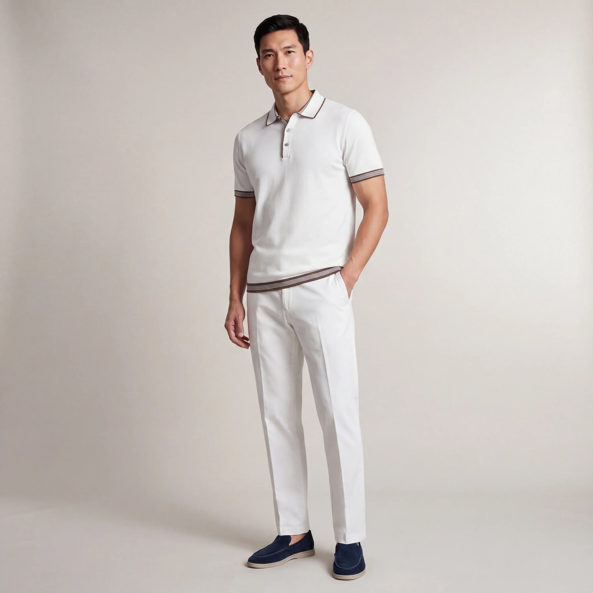 Knit Polo Shirt