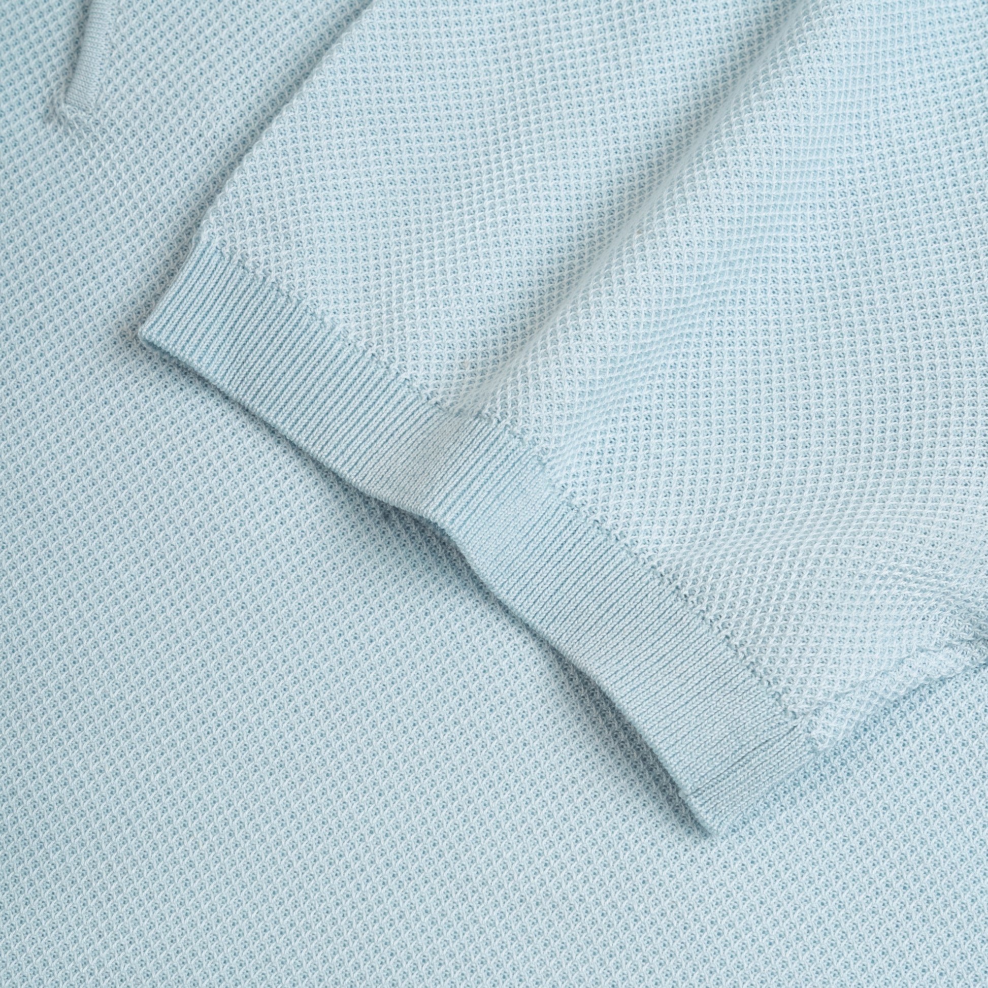 Texture Knit Polo Shirt