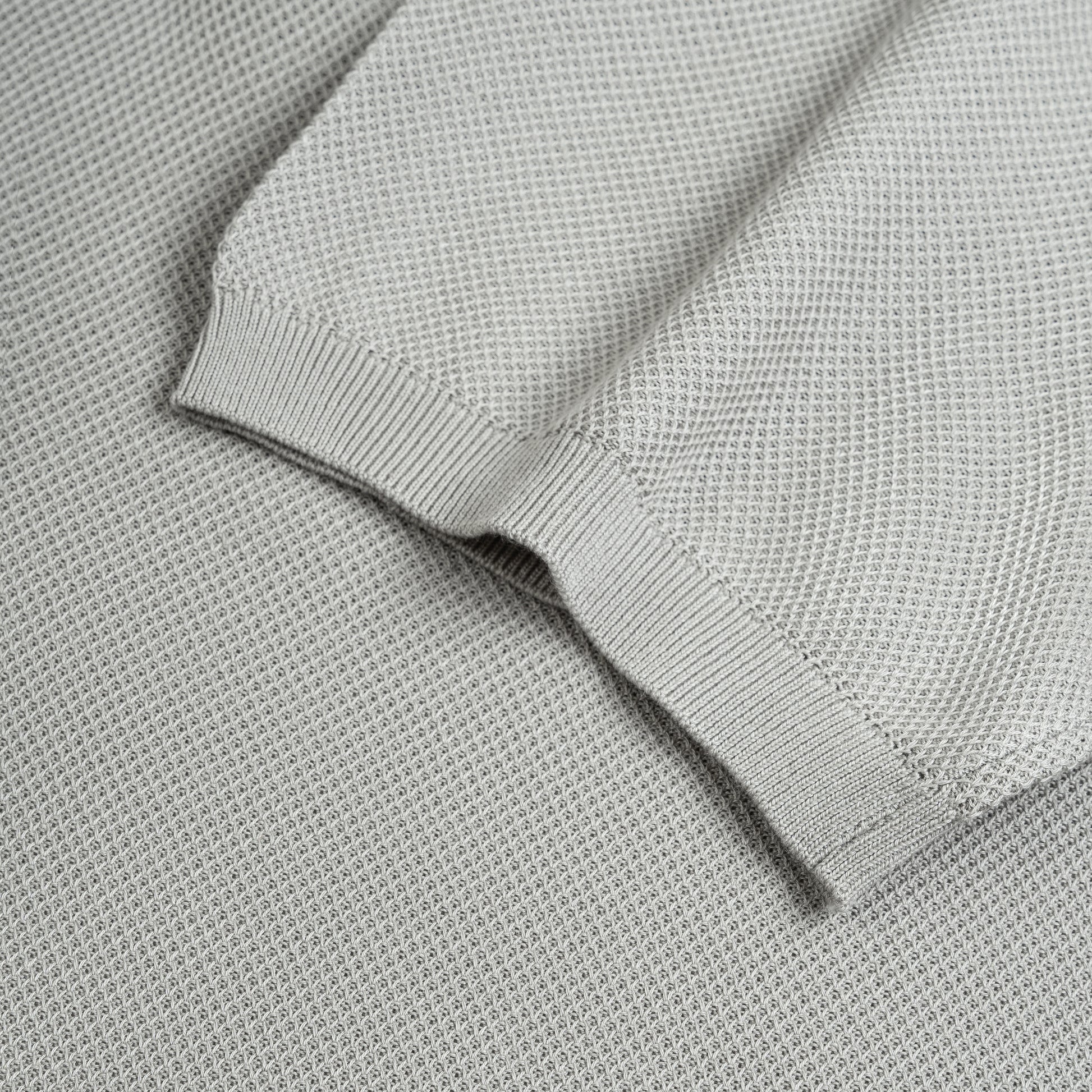 Texture Knit Polo Shirt