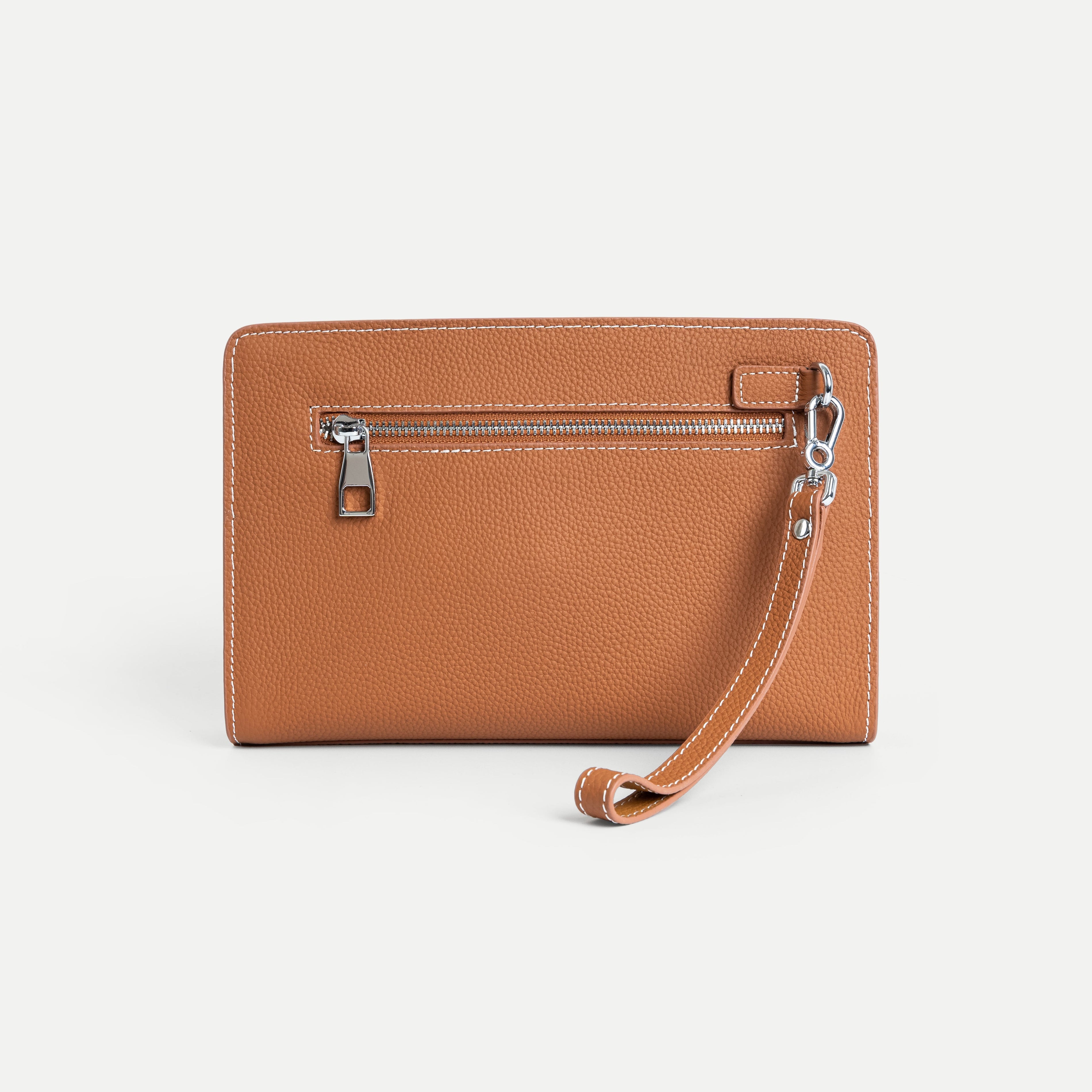 Textured Leather Briefcase