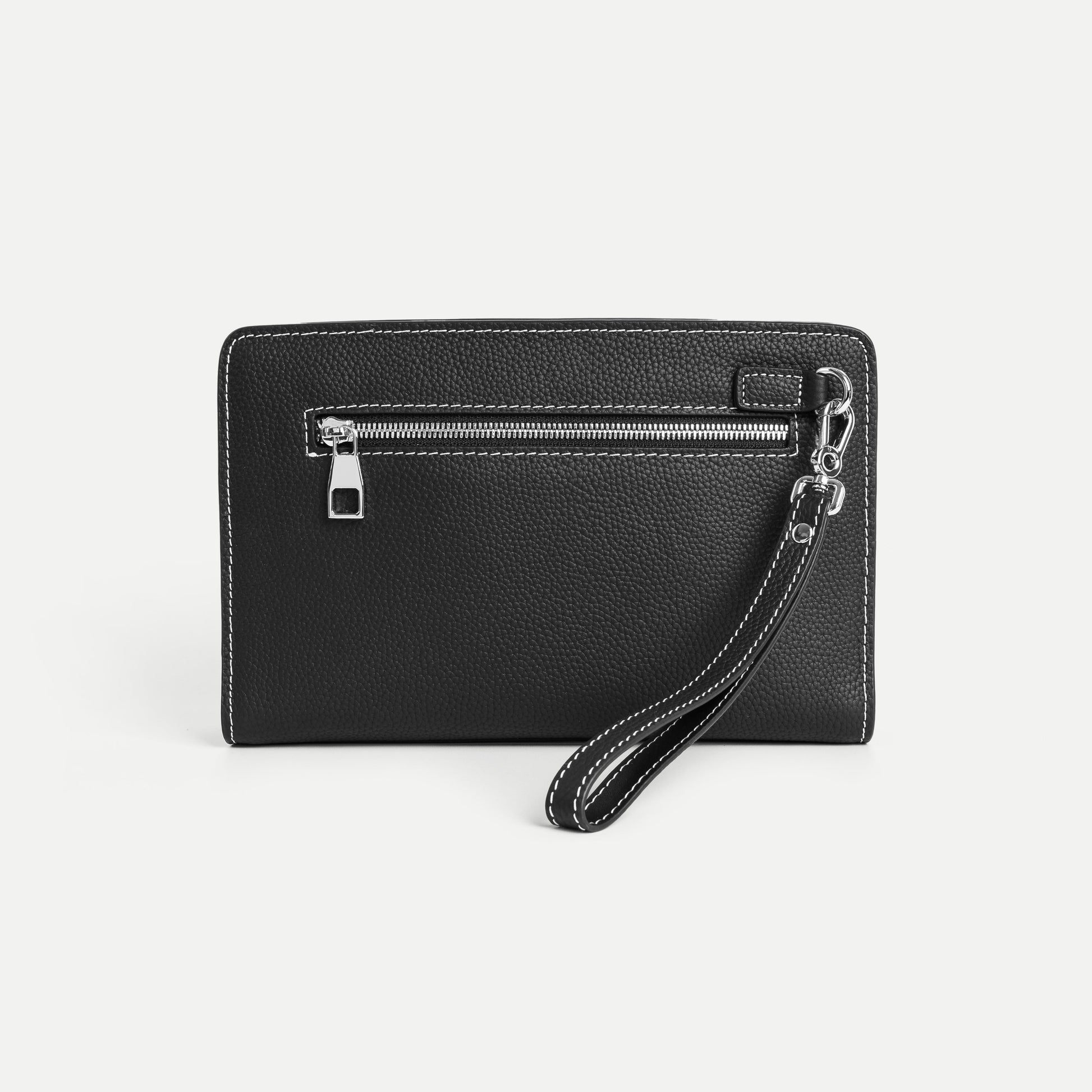 Textured Leather Briefcase