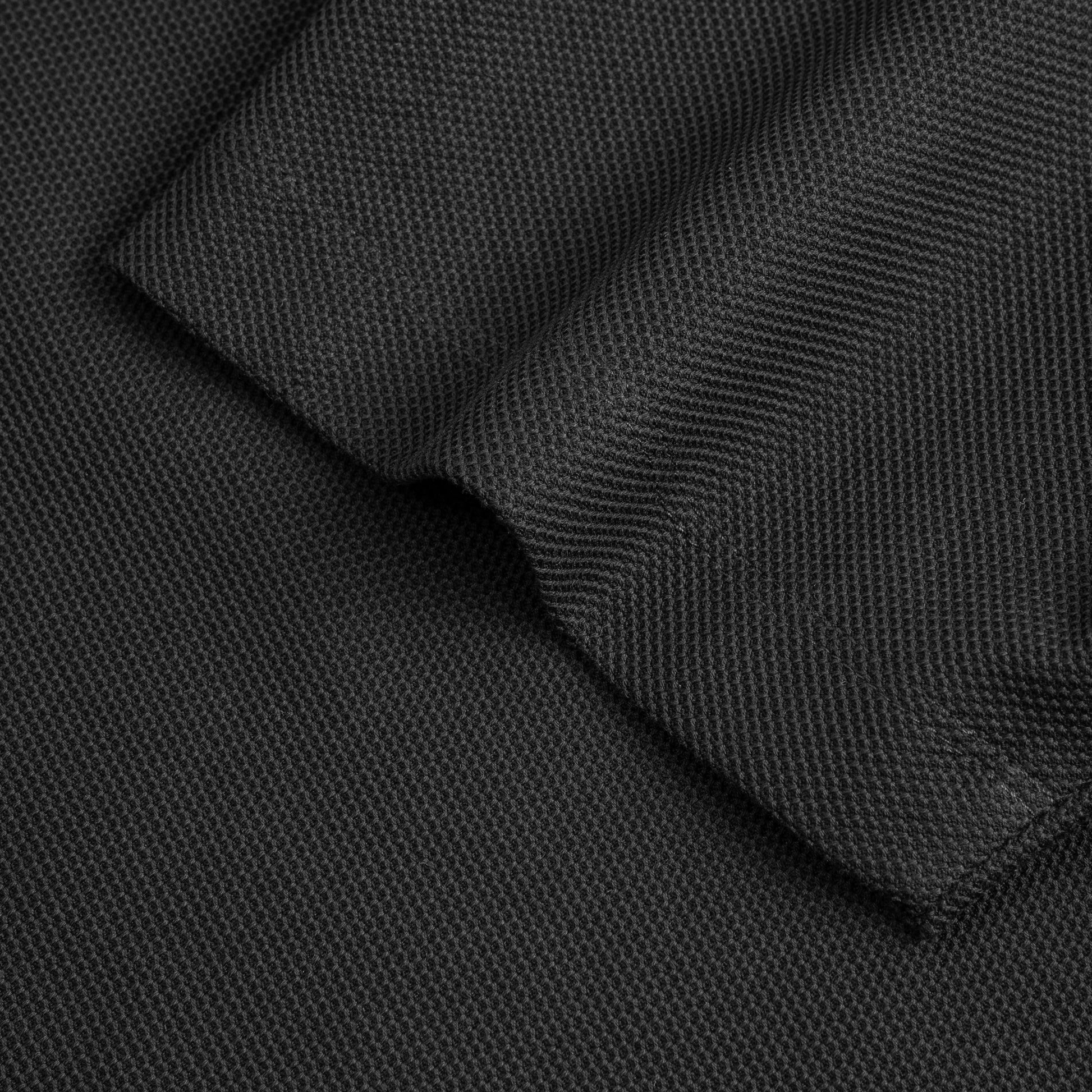Minimal Pique Button Polo Shirt