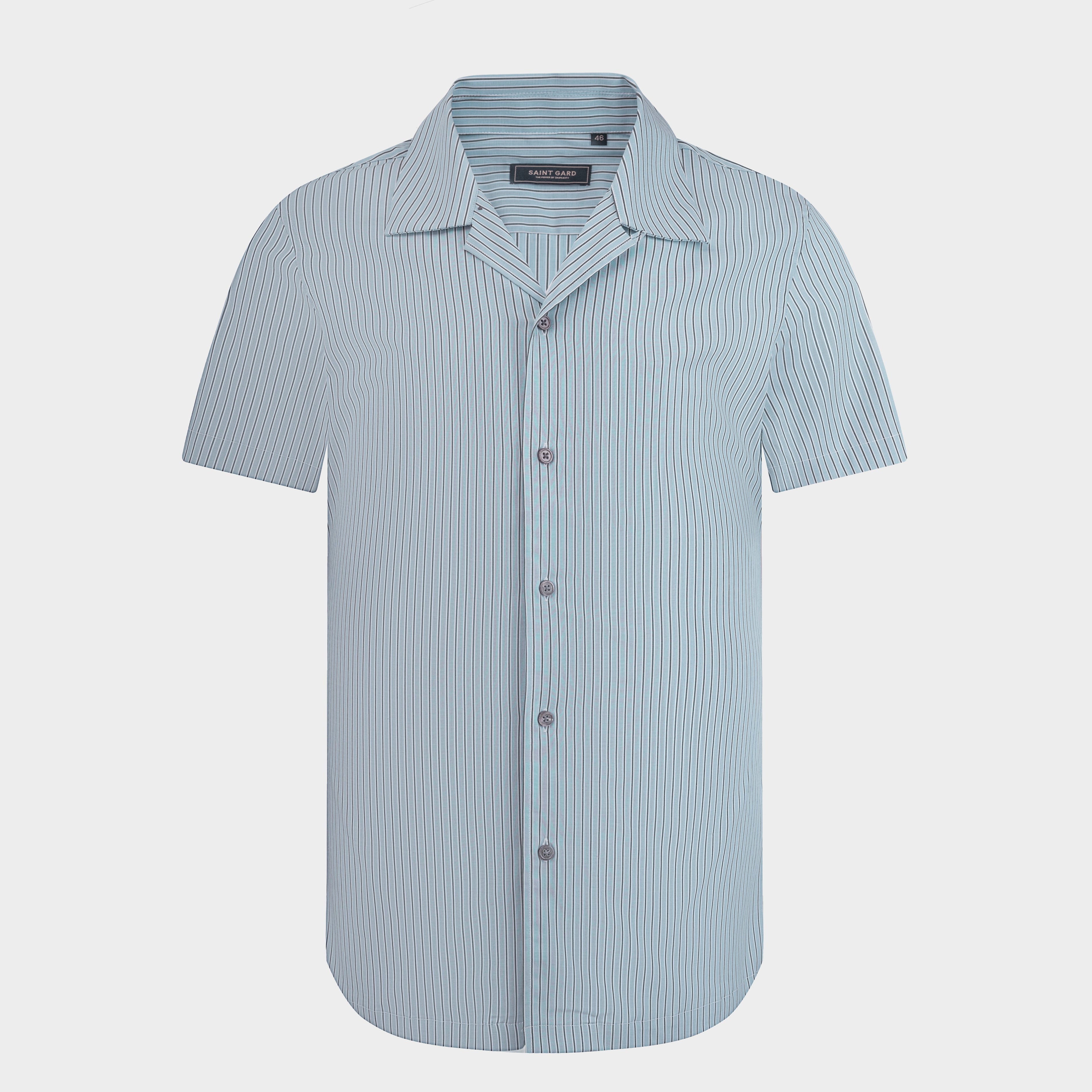 Short-Sleeve Luxe Cotton Shirt