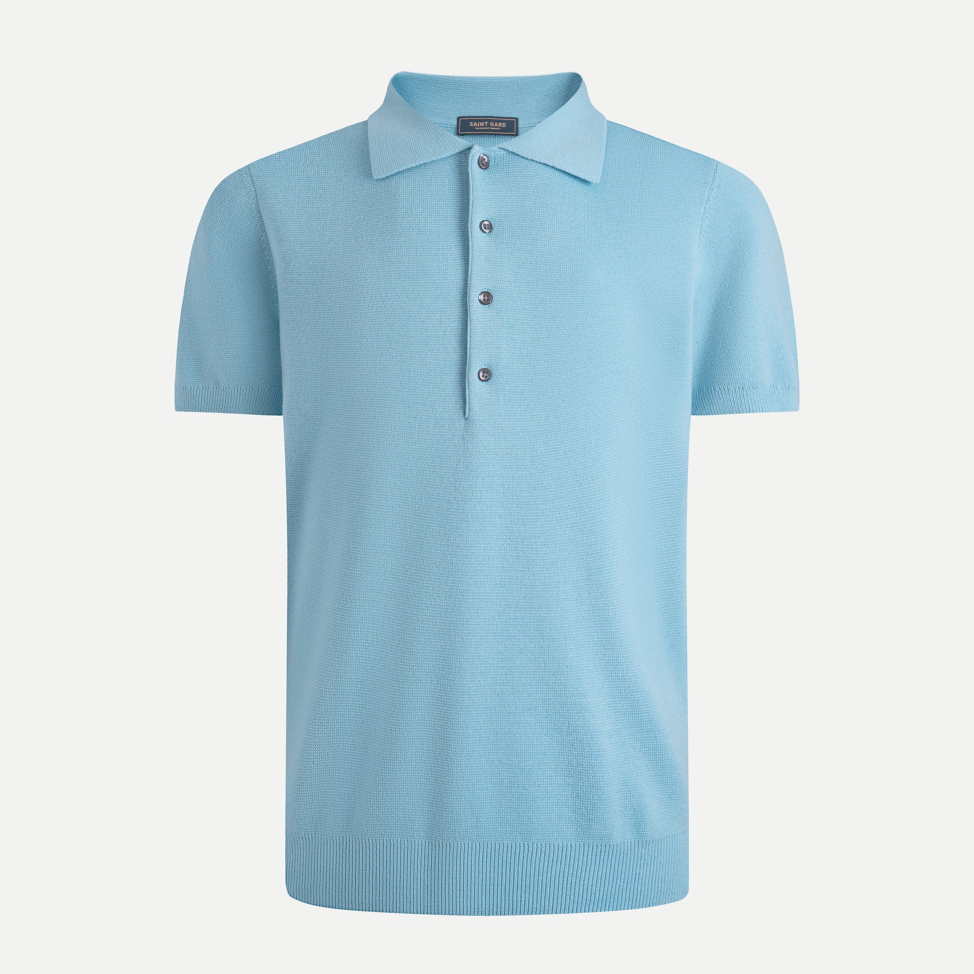 Basic Knit Polo Shirt