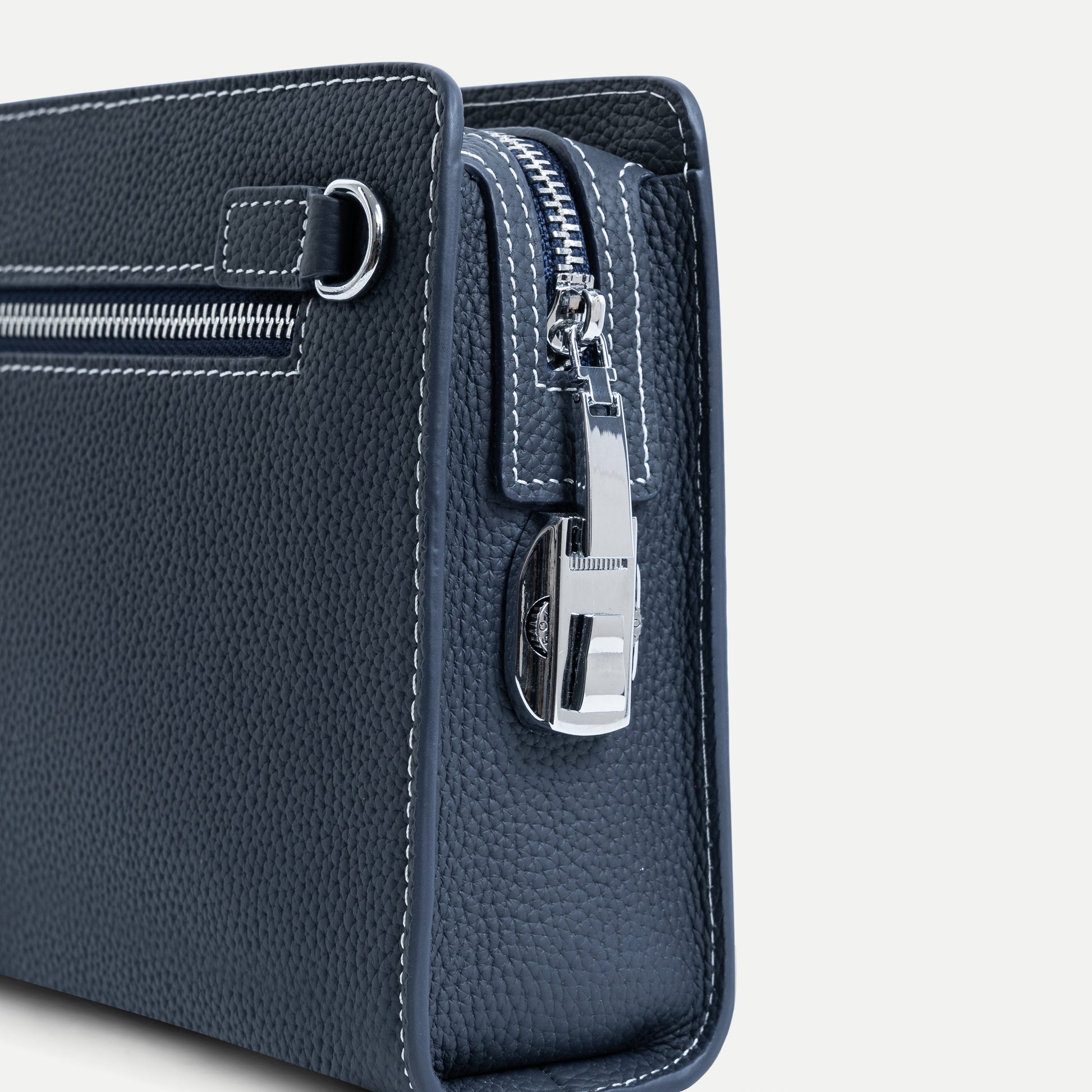 Textured Leather Briefcase