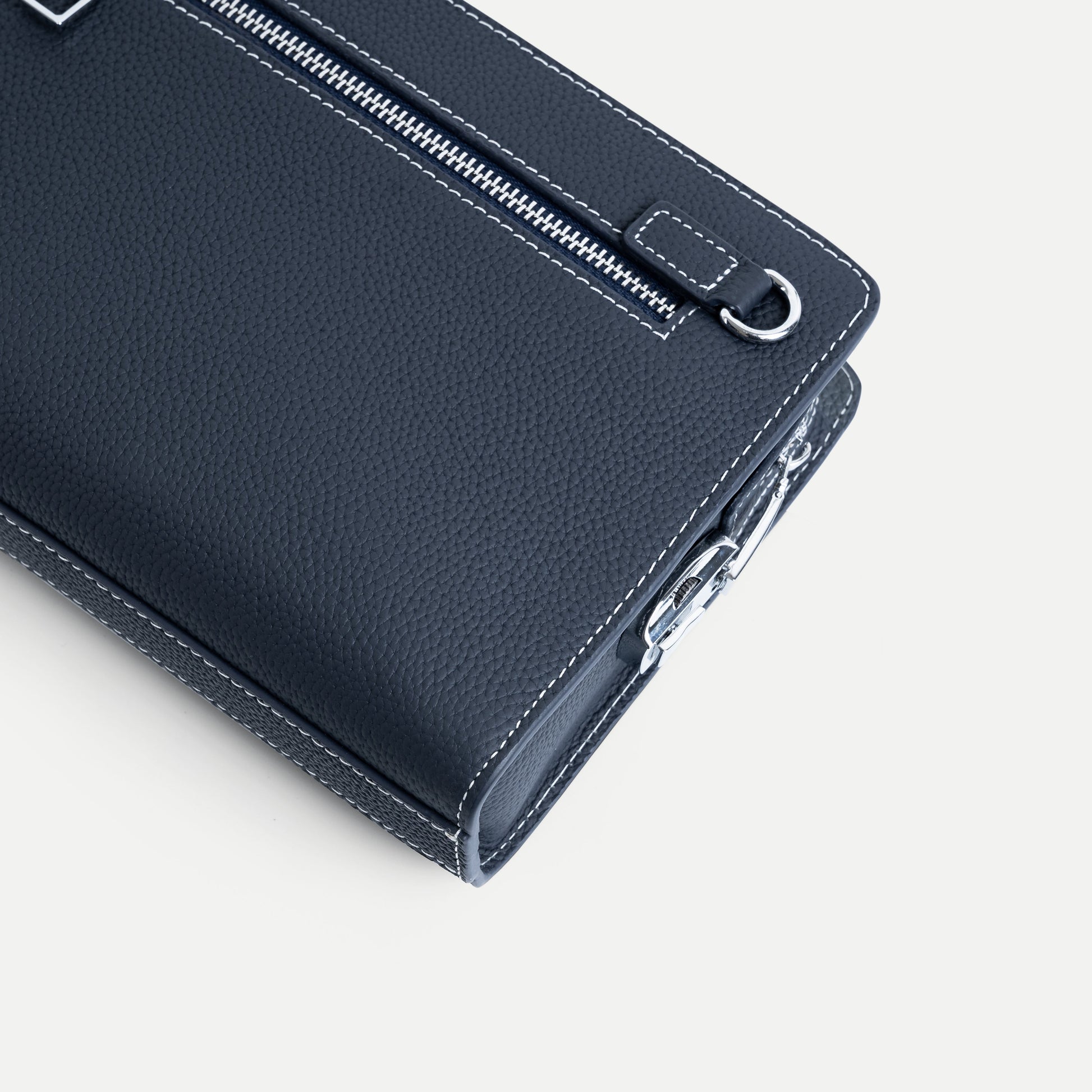 Textured Leather Briefcase