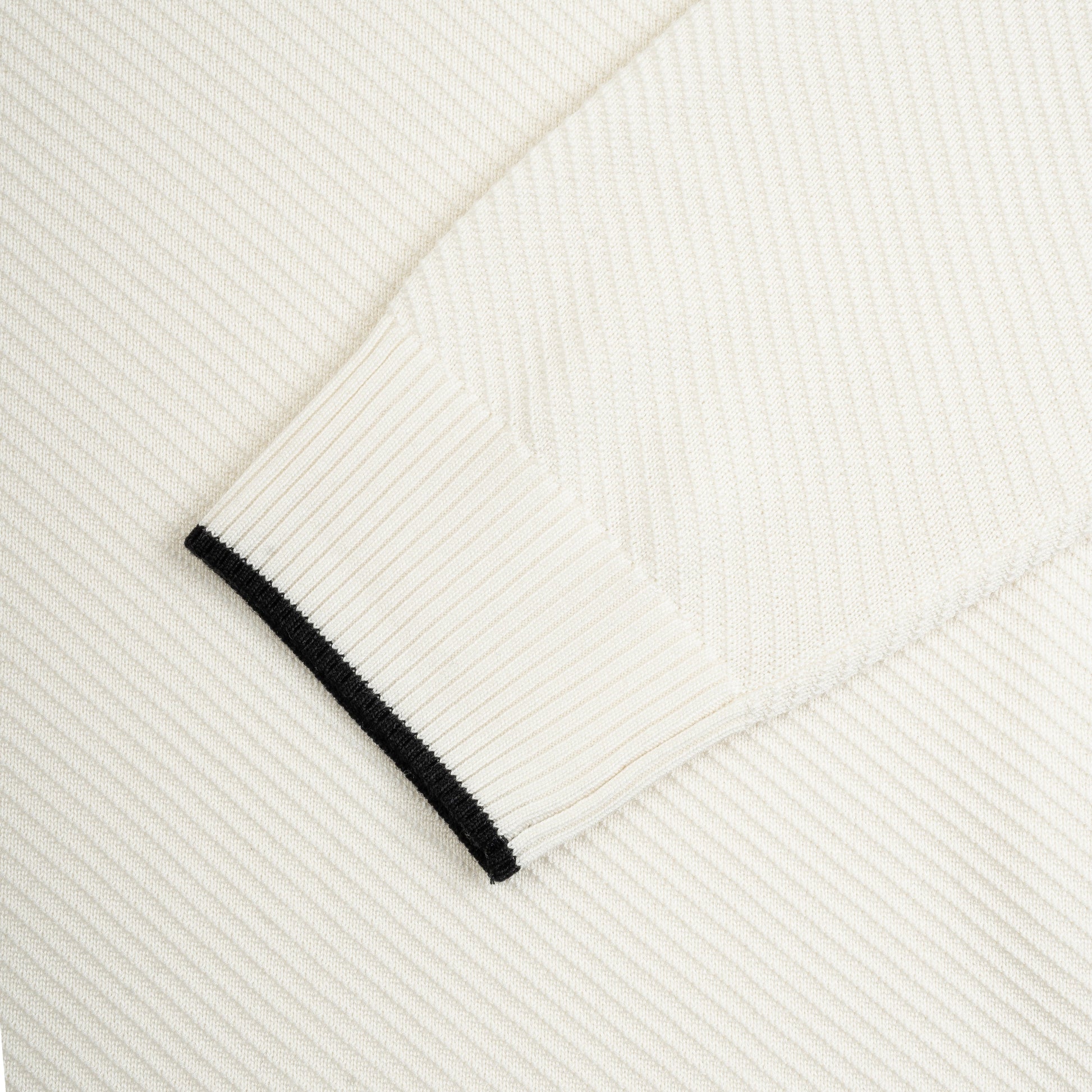 Long-Sleeve Acrylic Polo Sweater