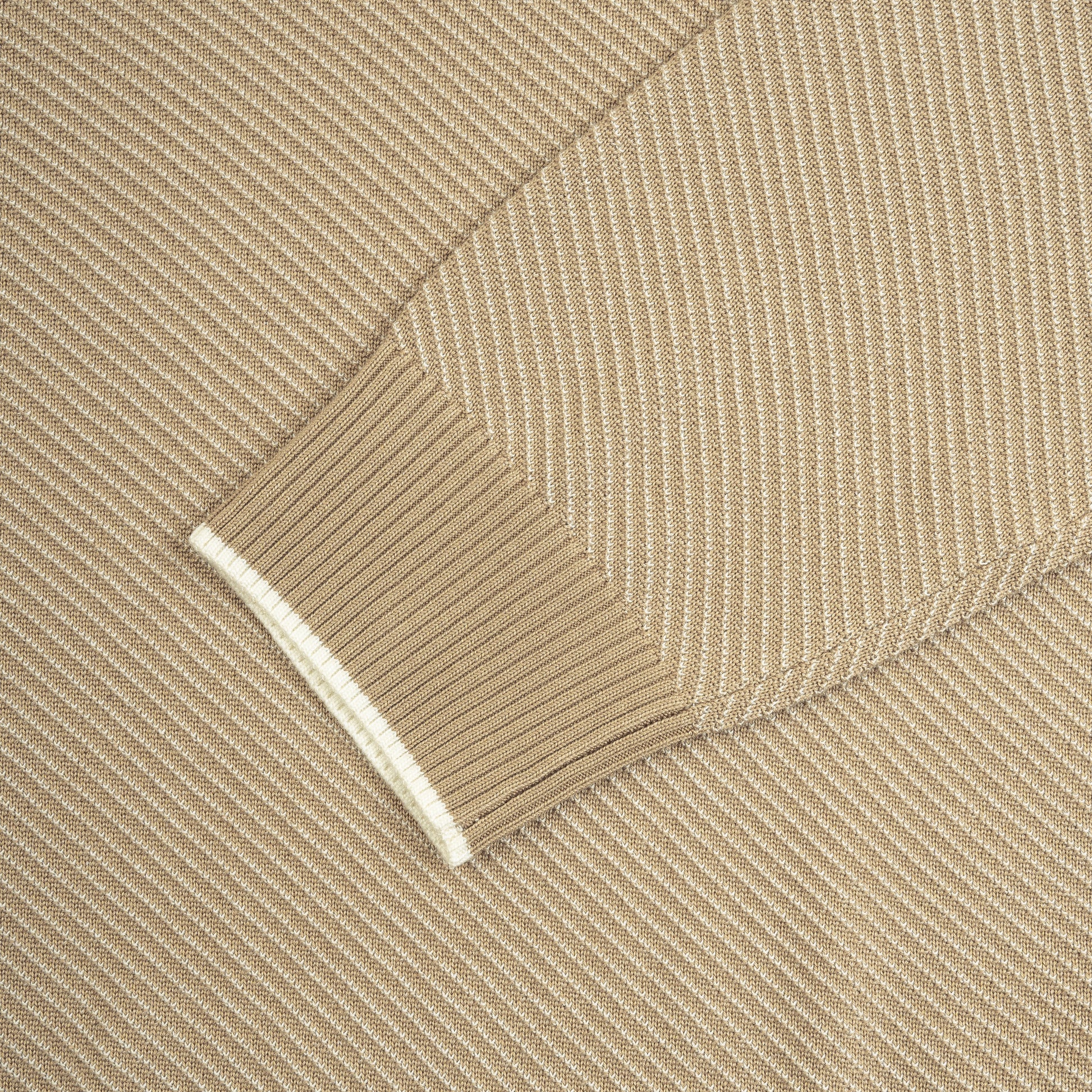 Long-Sleeve Acrylic Polo Sweater