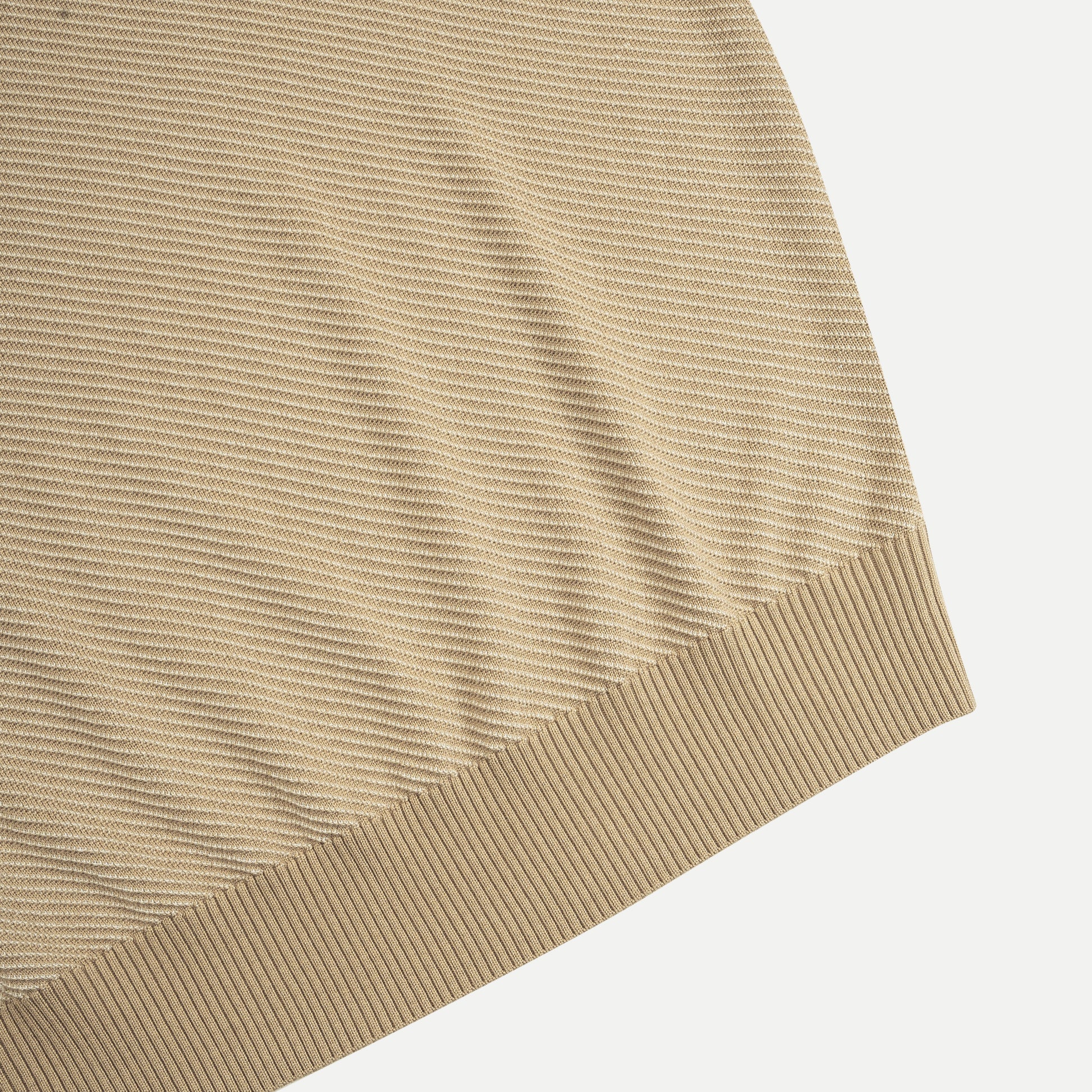 Long-Sleeve Acrylic Polo Sweater