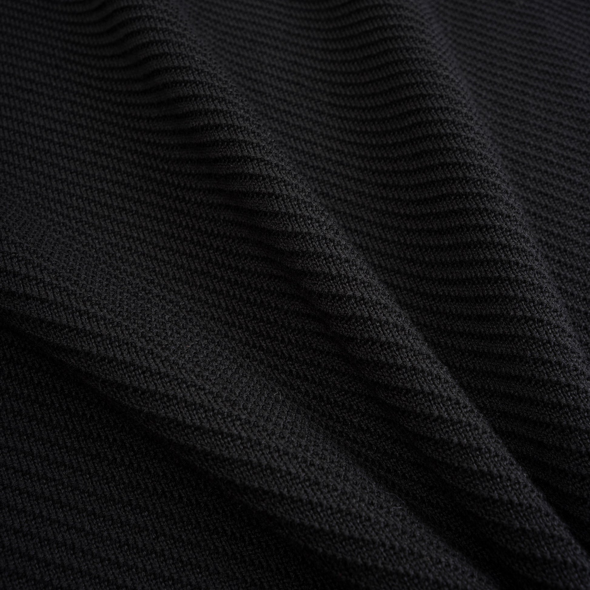 Long-Sleeve Acrylic Polo Sweater