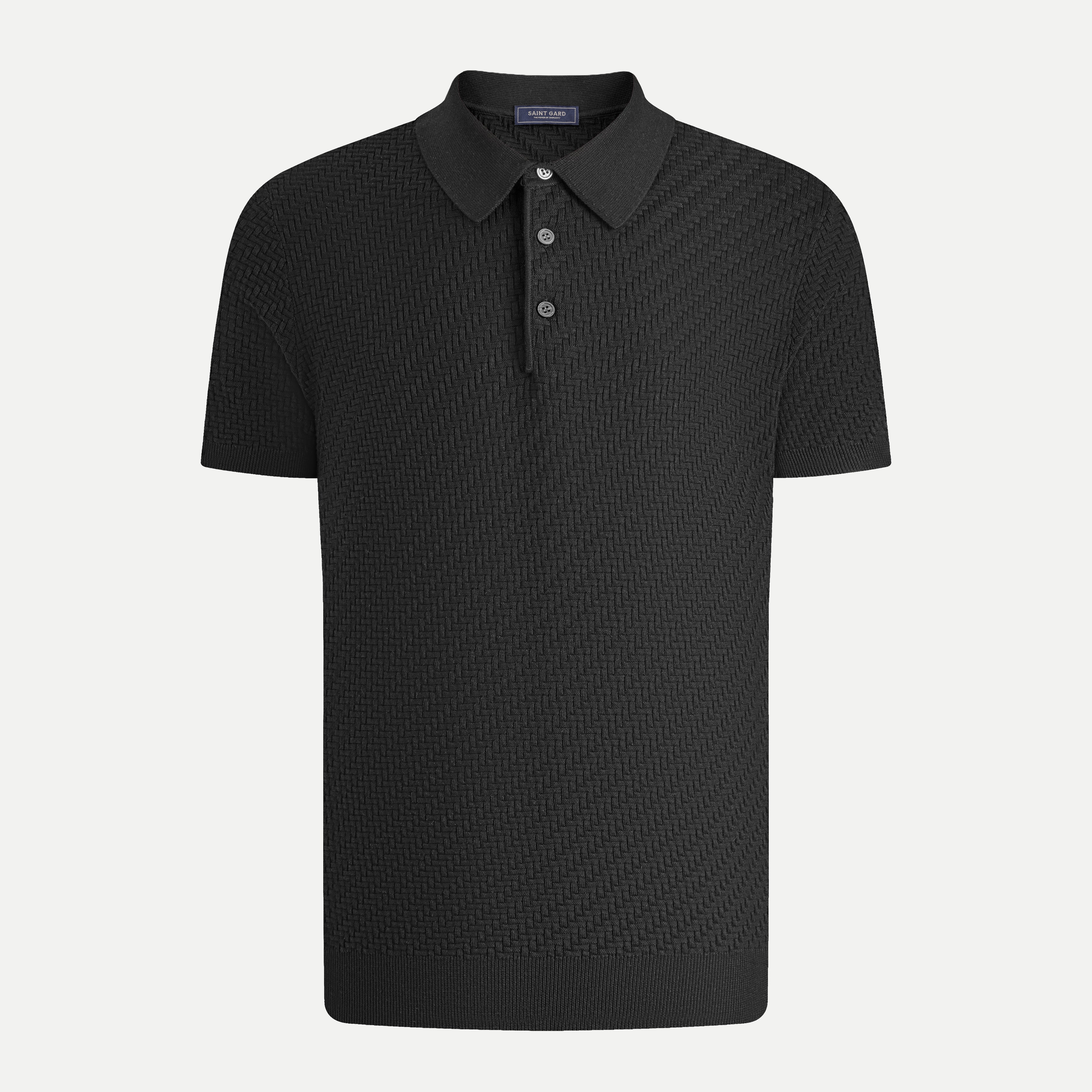 Jacquard Regular Fit Polo Shirt