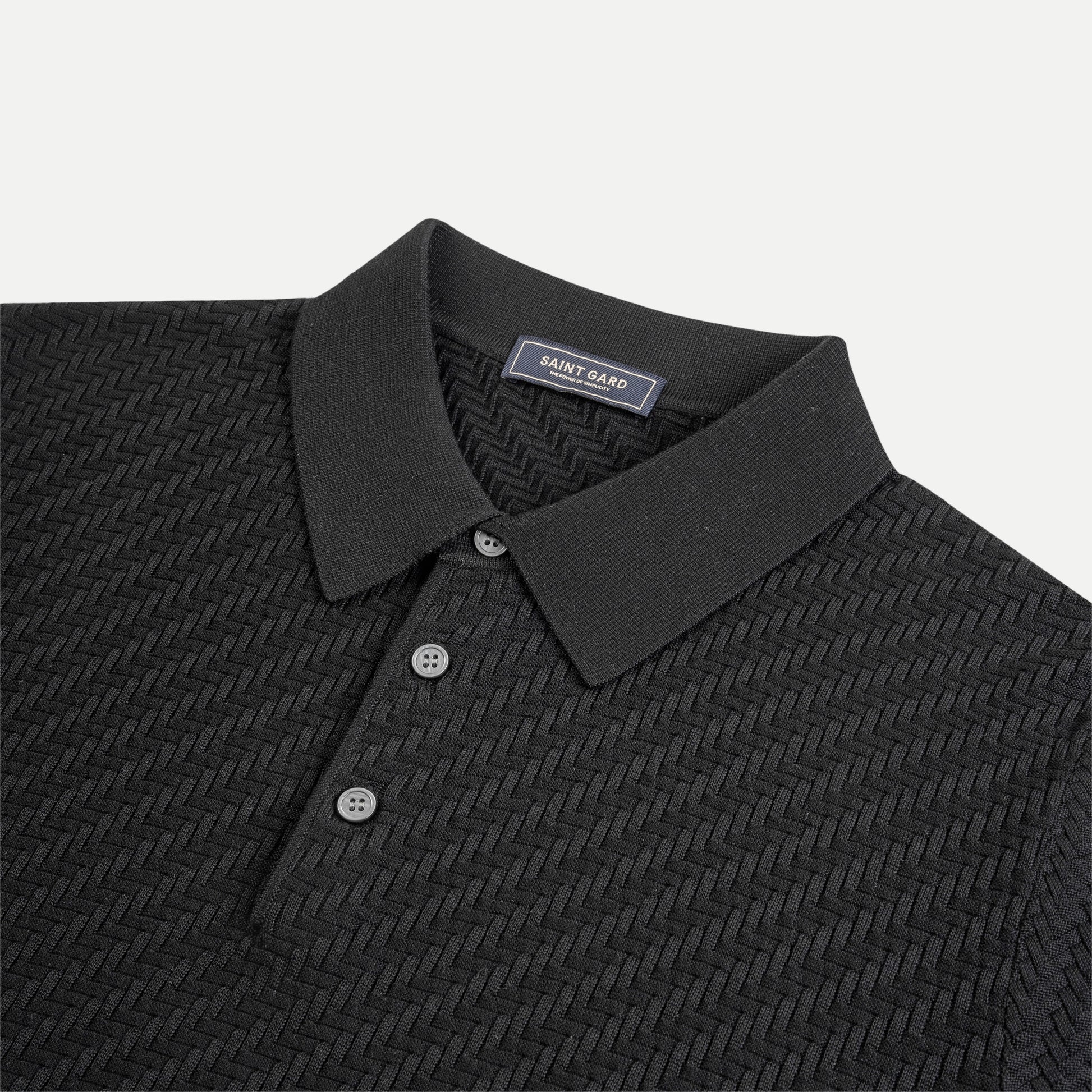 Jacquard Regular Fit Polo Shirt