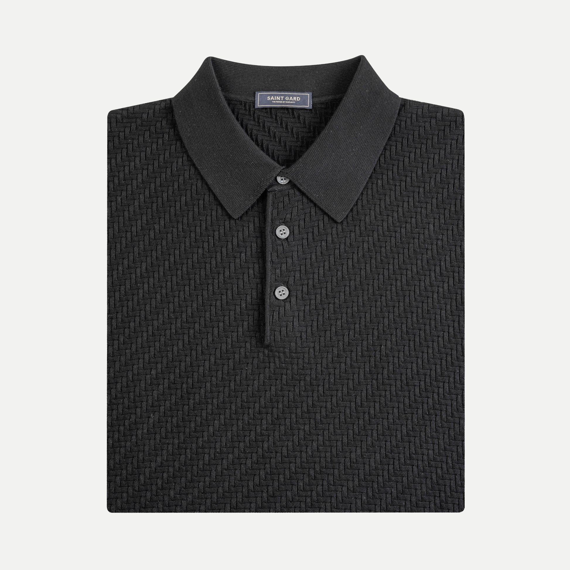 Jacquard Regular Fit Polo Shirt