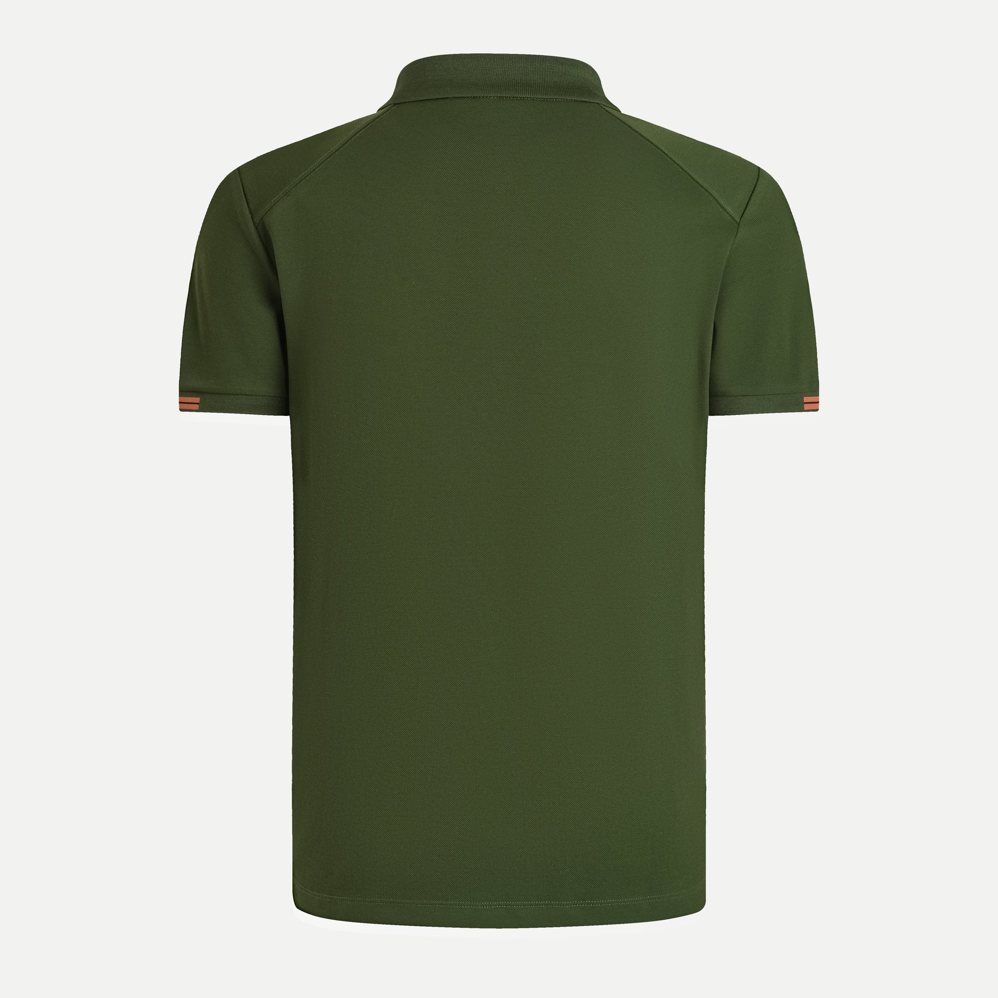 Zip-Up Knit Polo Shirt