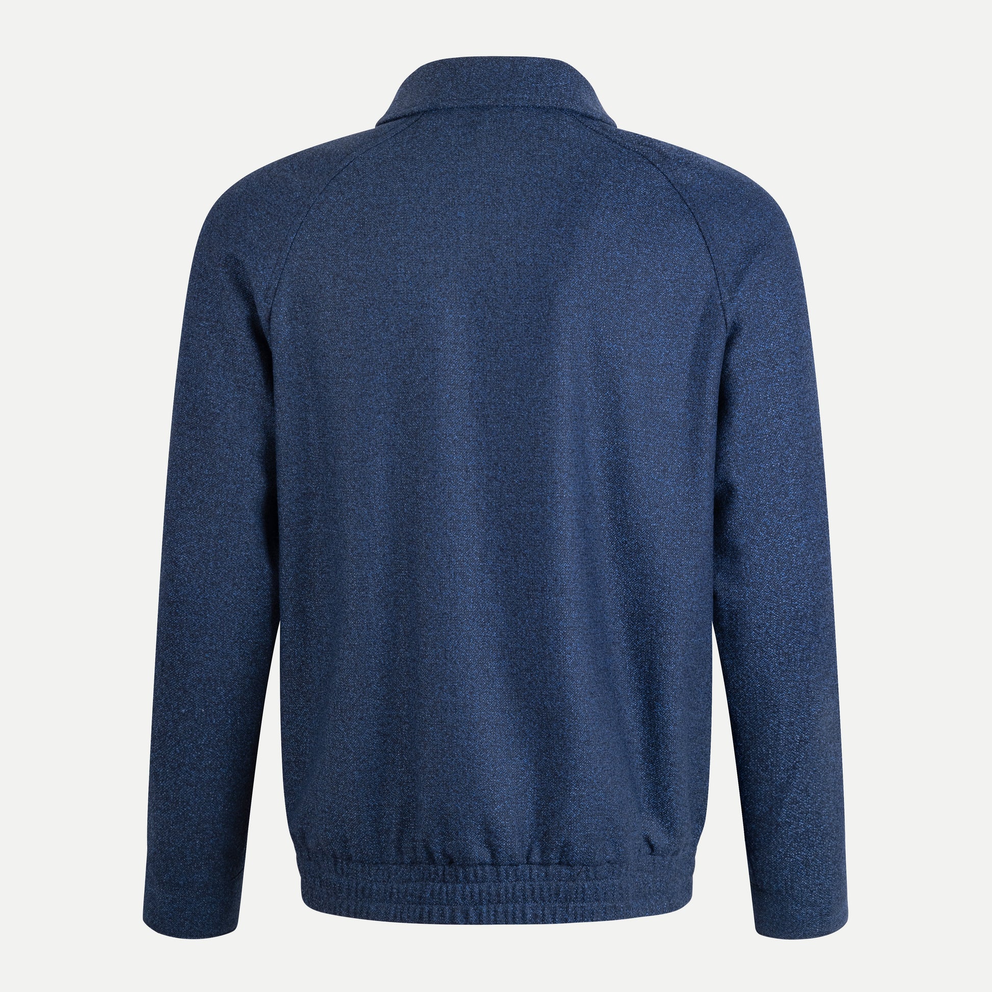 Wool-Blend Zip Jacket with Flap Pockets