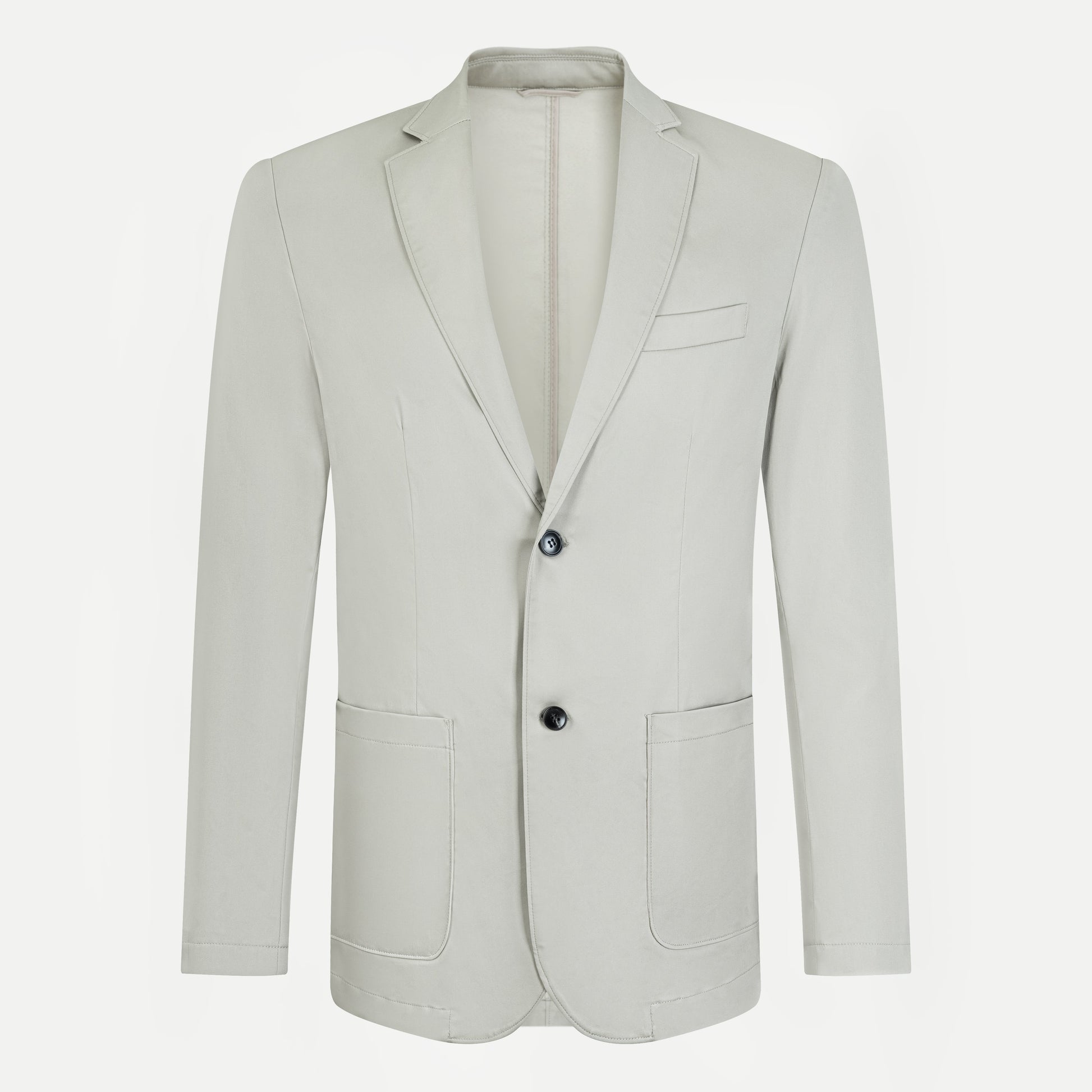 Unstructured Silk-Blend Blazer