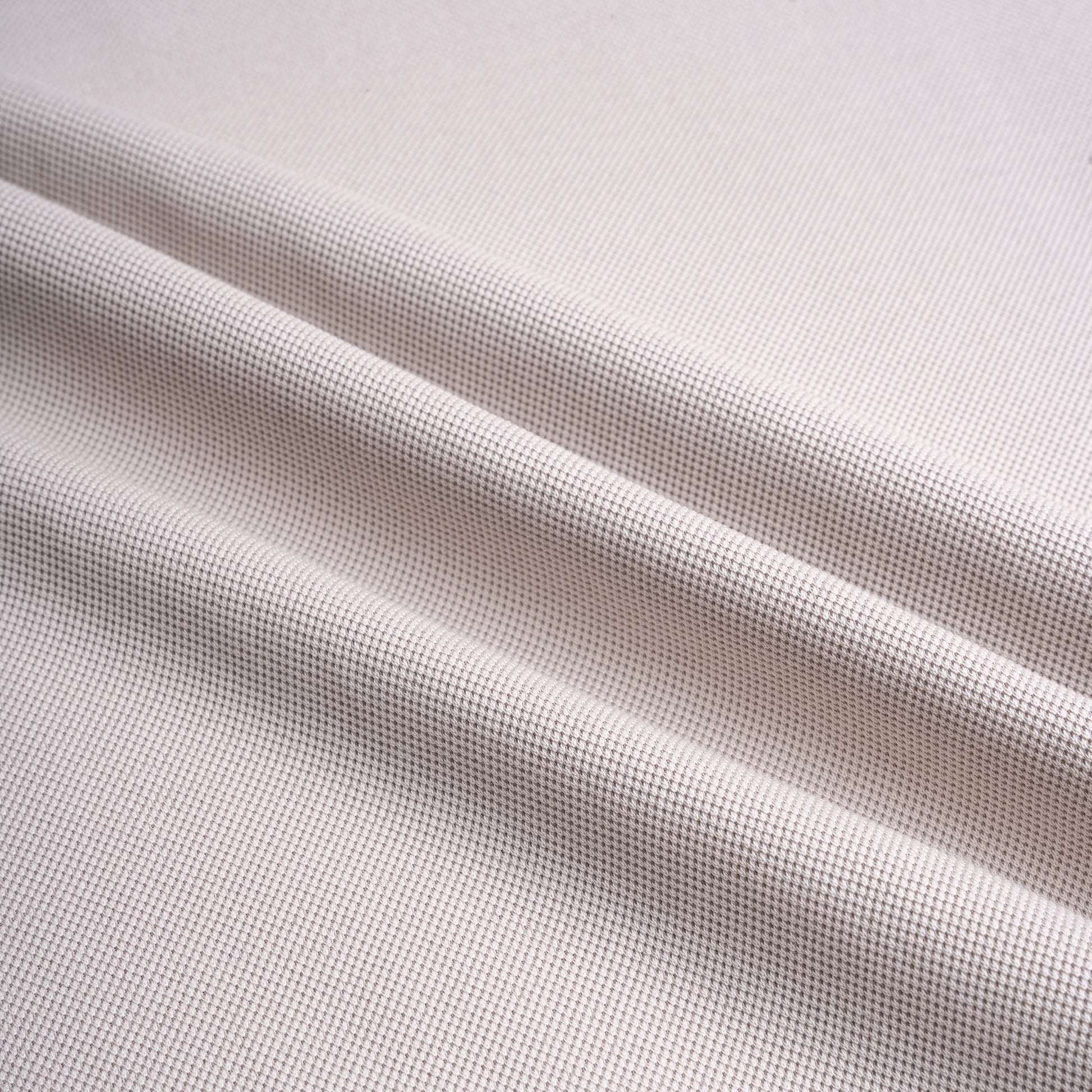 Zip-Up Knit Polo Shirt