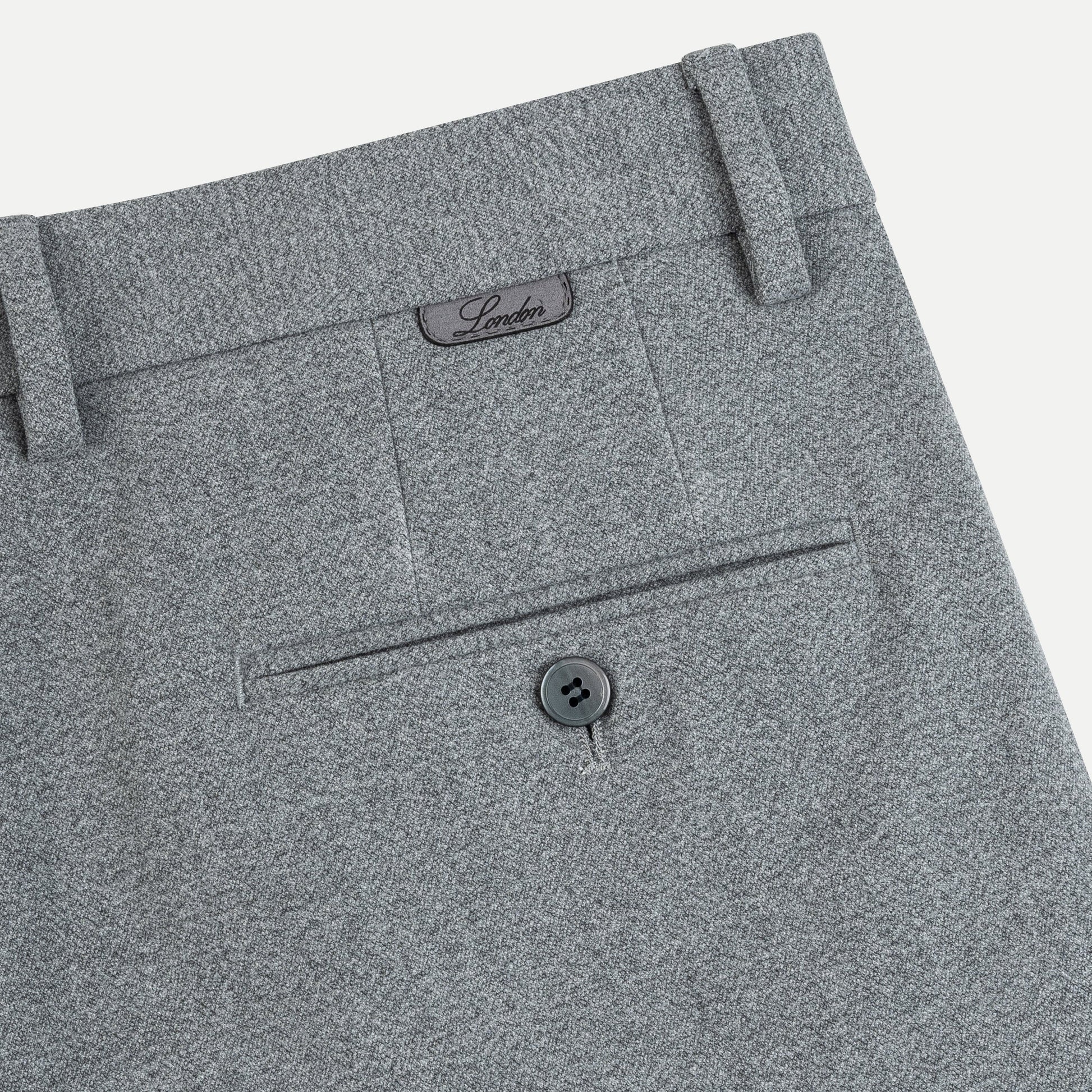 Pleated Slim-Fit Trousers
