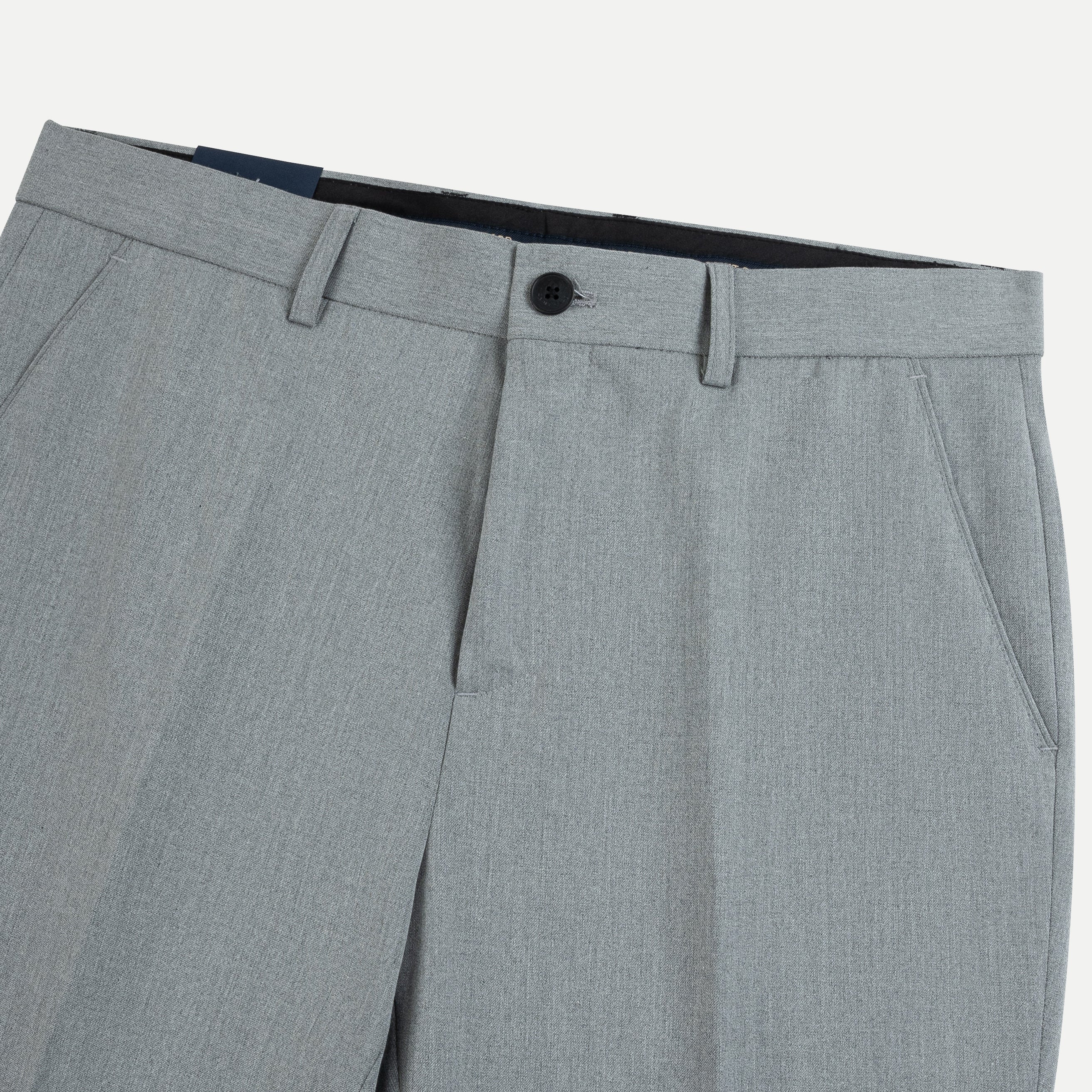 Cotton Twill Pleated Trousers