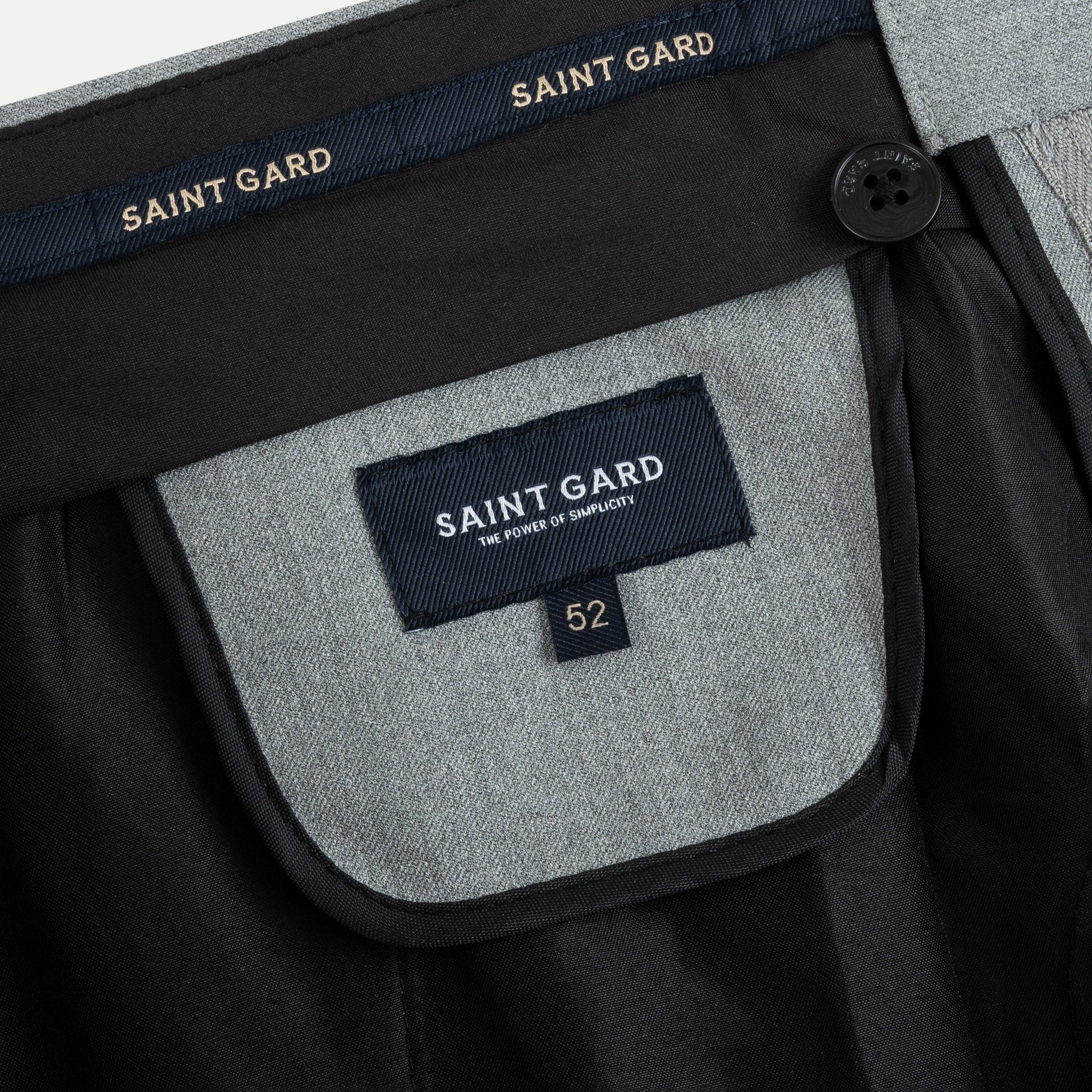 Cotton Twill Pleated Trousers