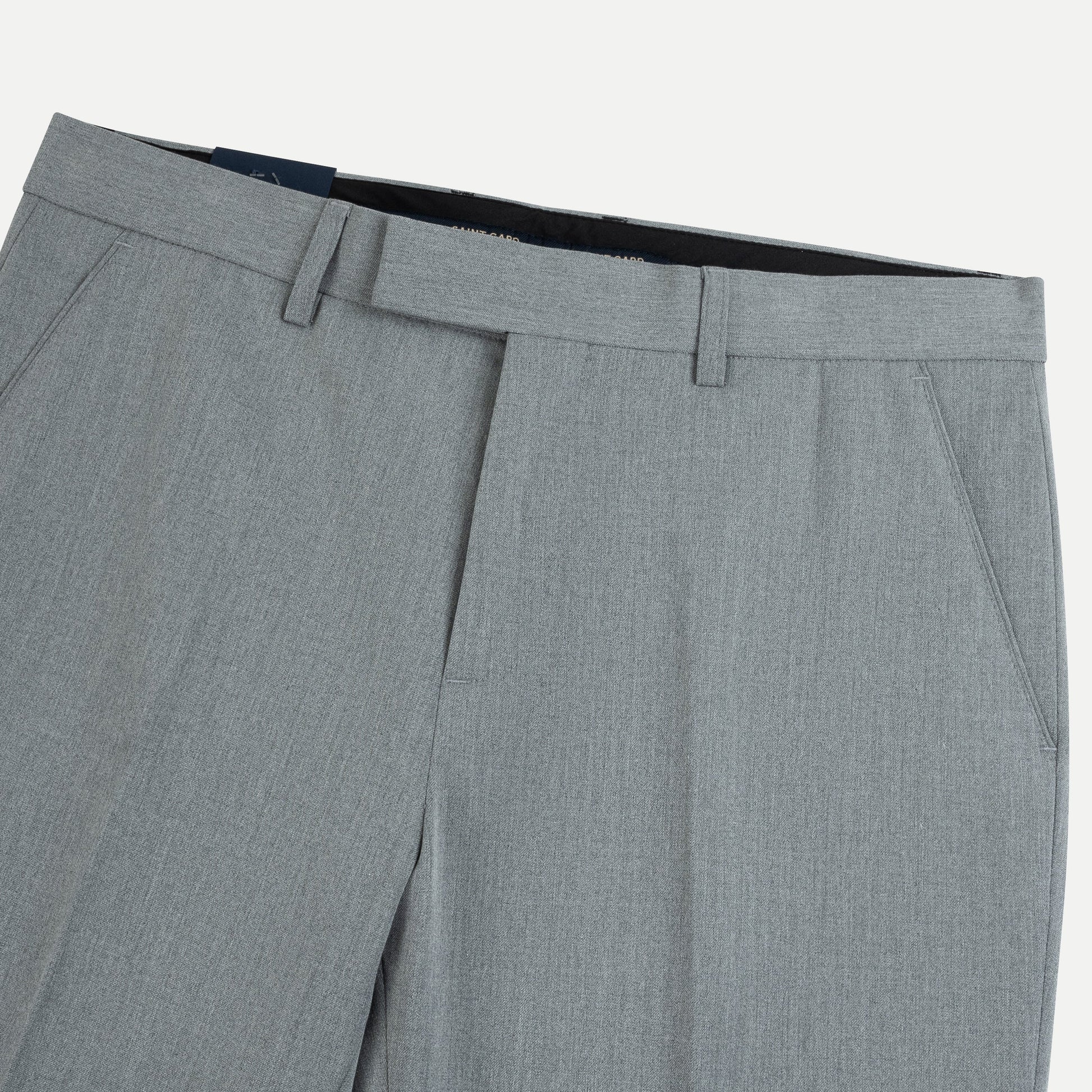Pleated Cotton Twill Trousers