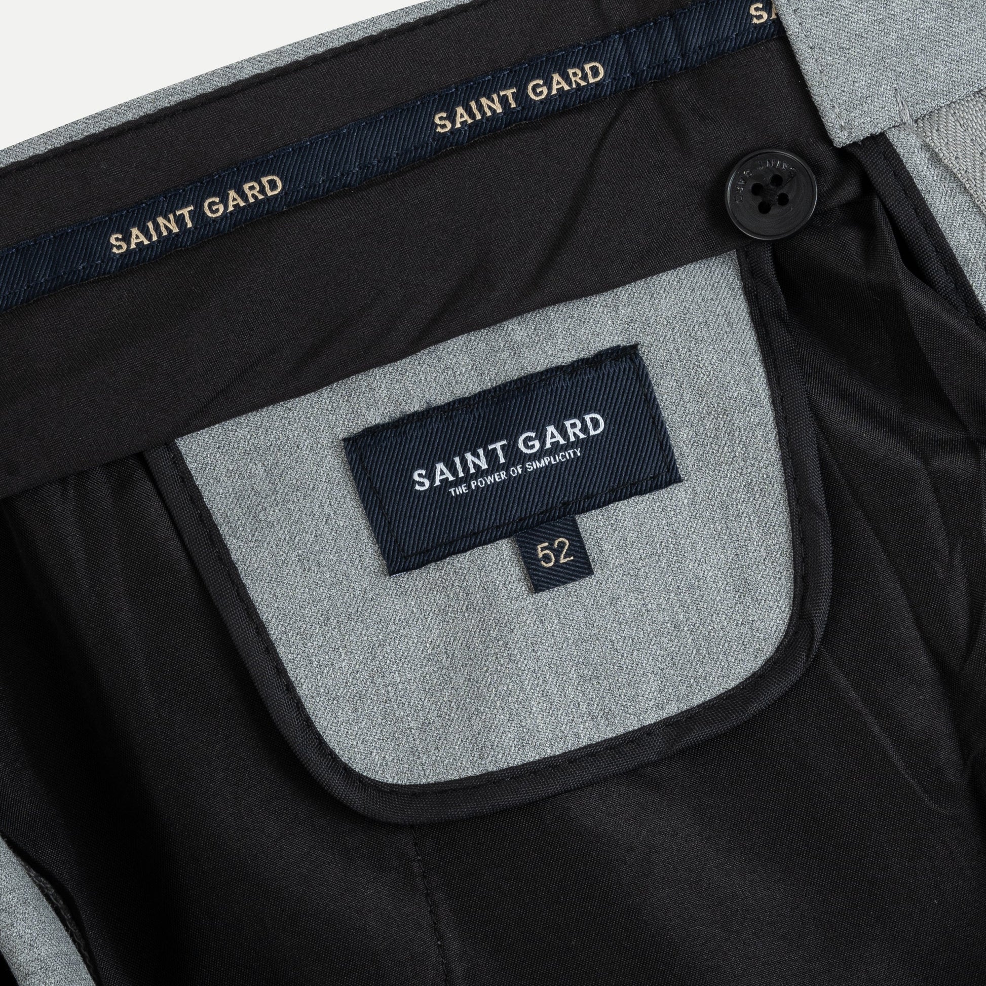 Pleated Cotton Twill Trousers