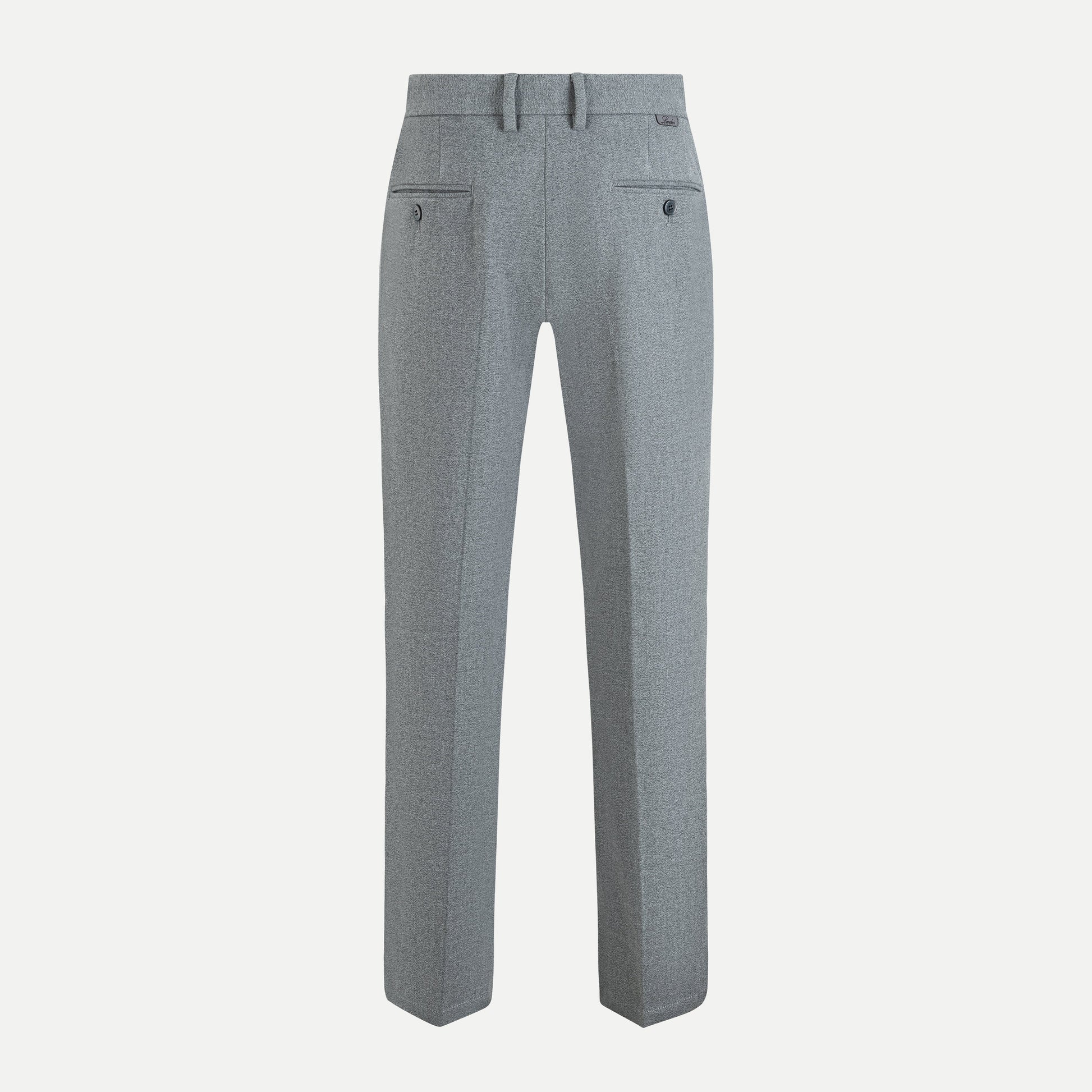 Pleated Slim-Fit Trousers