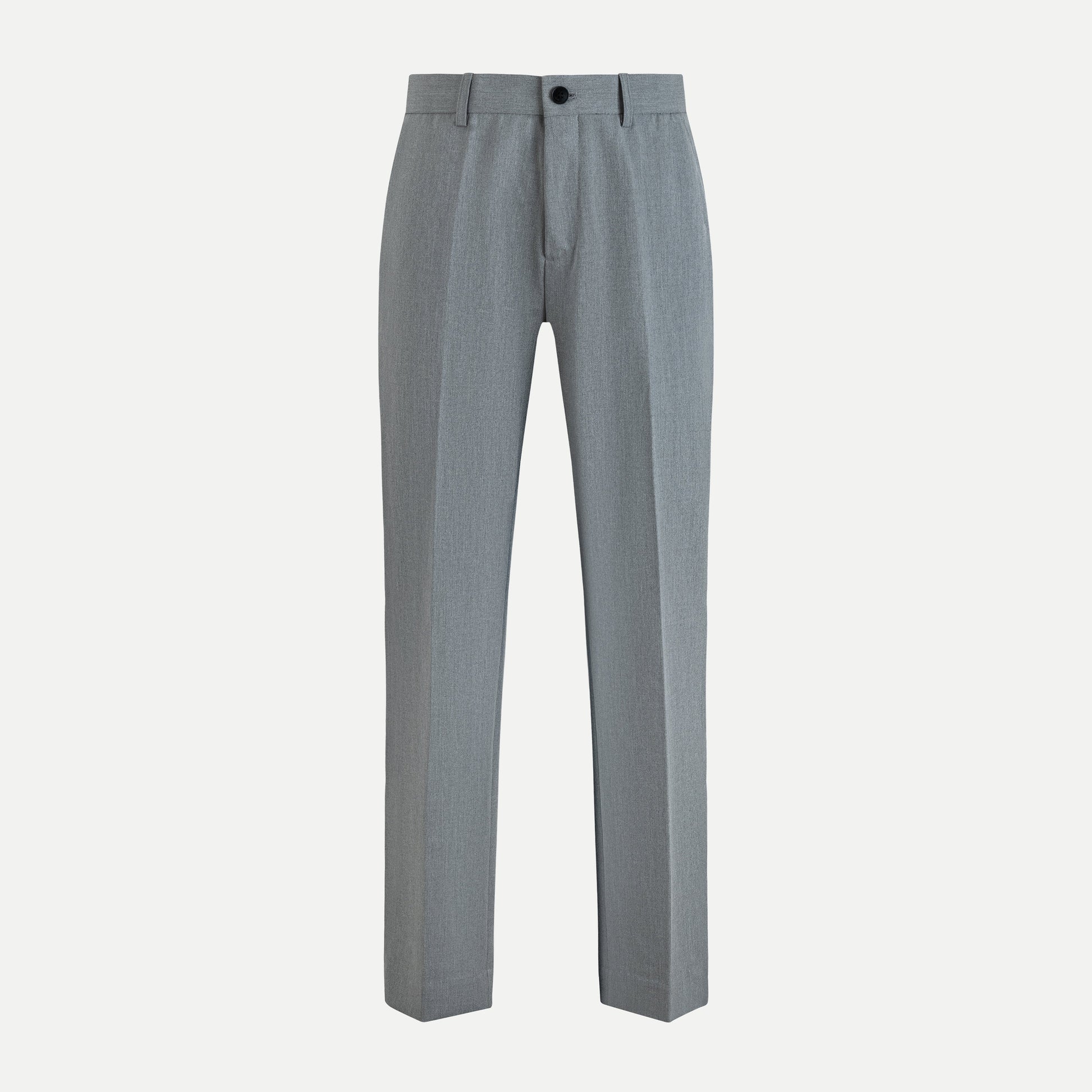 Cotton Twill Pleated Trousers