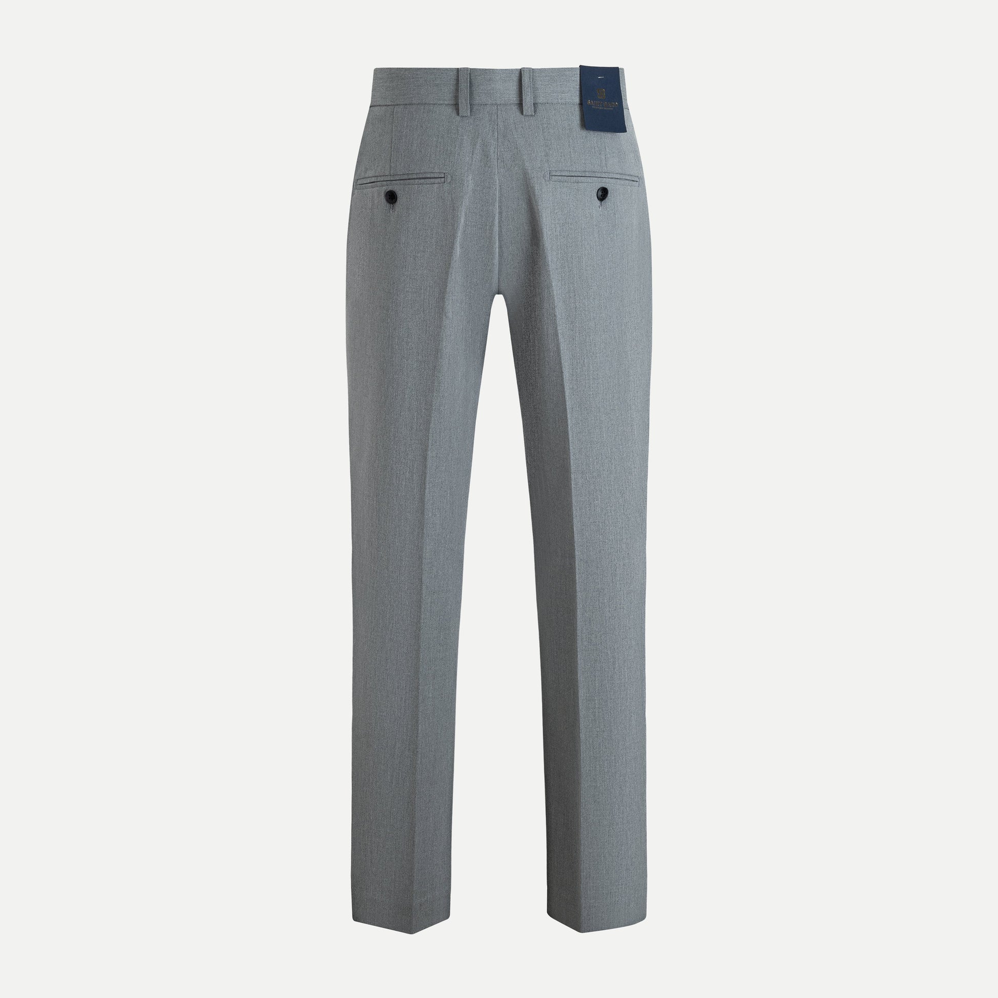 Pleated Cotton Twill Trousers