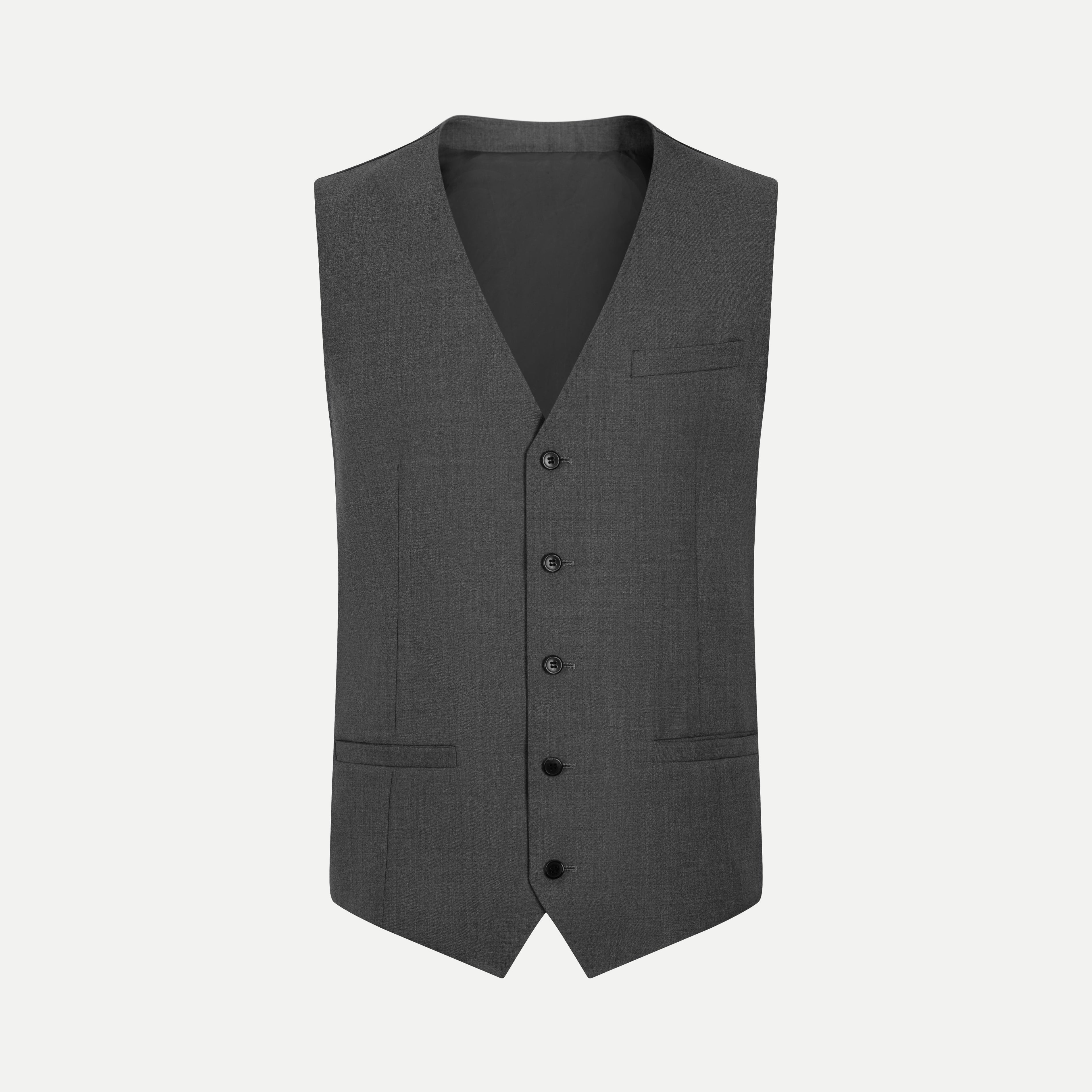 Cotton Twill Single-Breasted Blazer