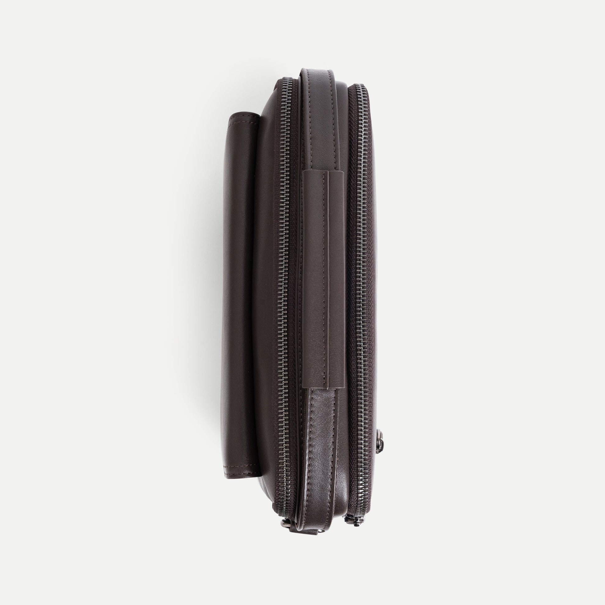 Textured Leather Handheld Bag